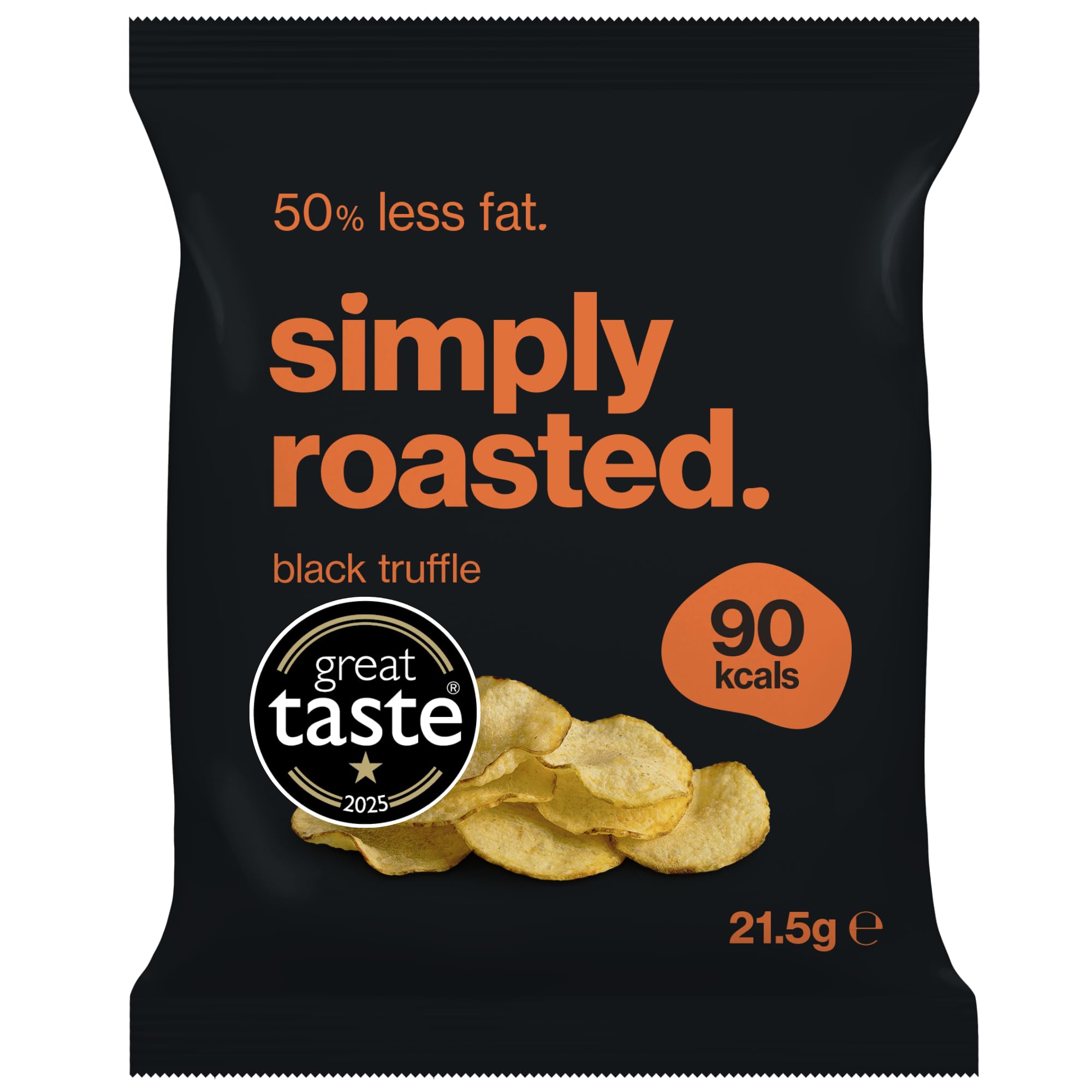 Simply Roasted Black Truffle Crisps - 12 x 21.5g Multipack | Roasted, Never Fried 1
