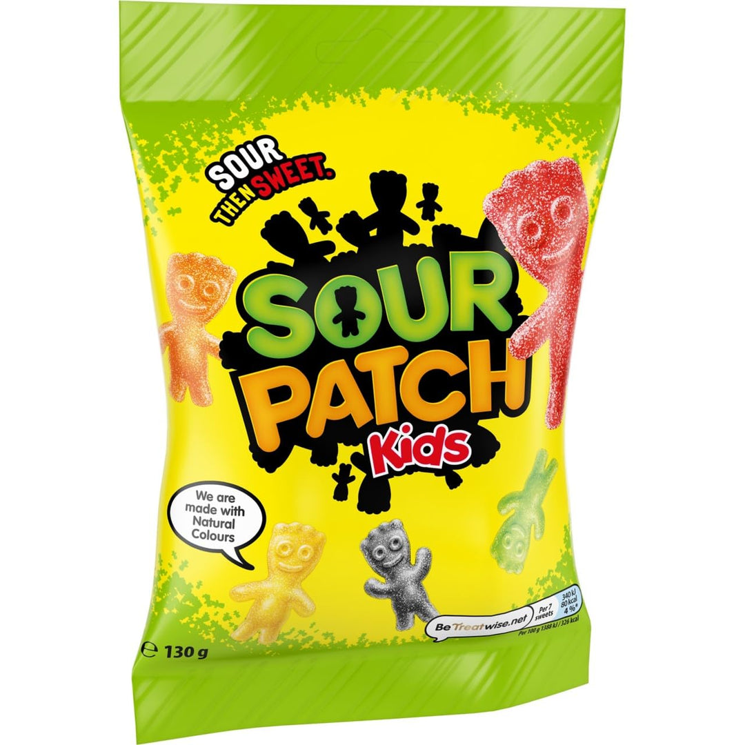 Sour Patch Kids Original Soft & Chewy Sour Then Sweet Candies 130g