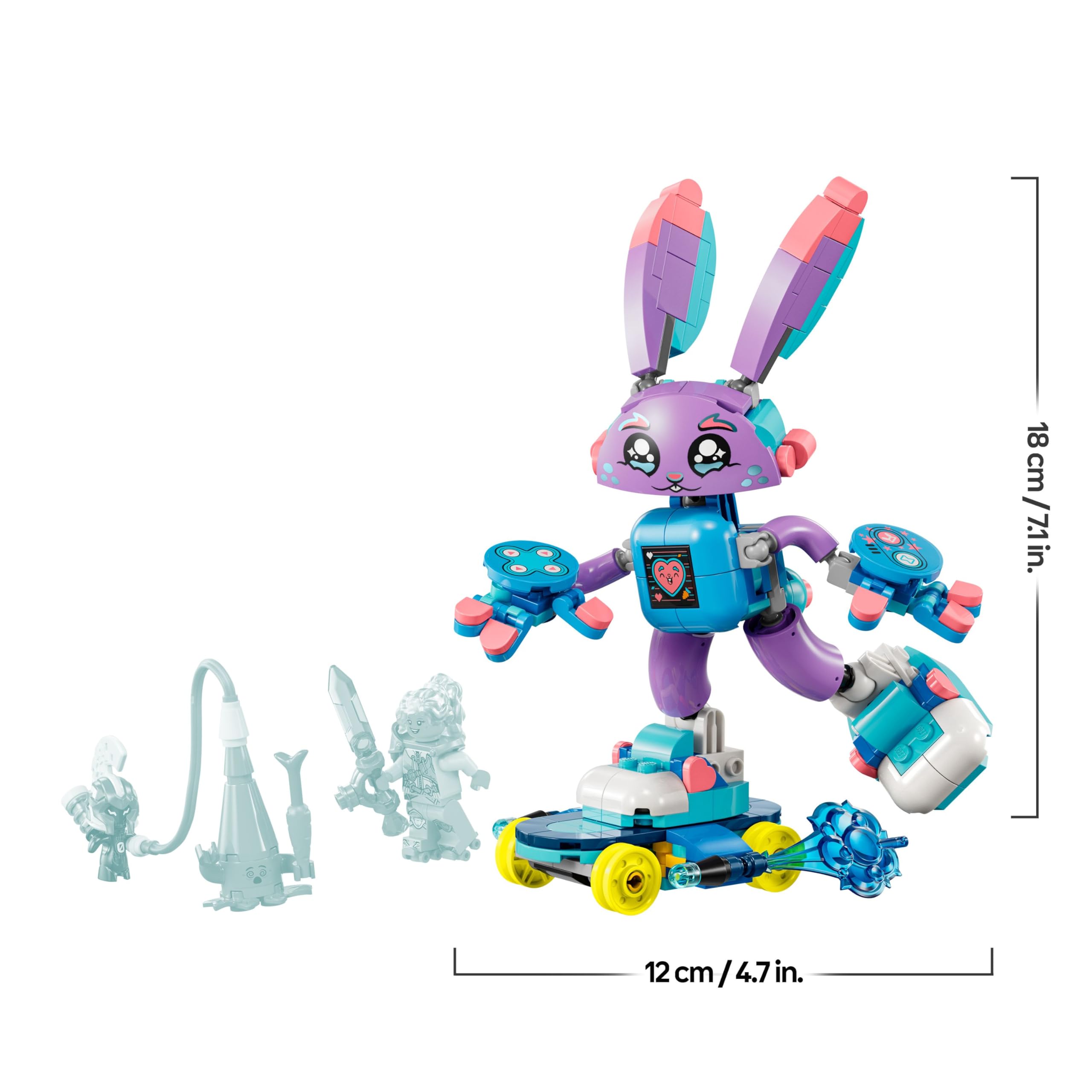 LEGO DREAMZzz Izzie and Bunchurro the Gaming Bunny Building Set - 2-in-1 Fantasy Playset for Kids 7+ 2