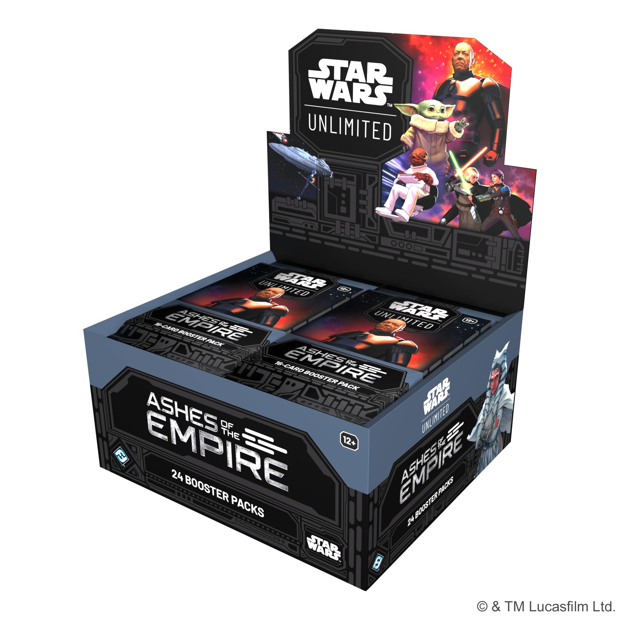 Asmodee Star Wars: Unlimited TCG Ashes of the Empire Booster Display - 24 Packs 4