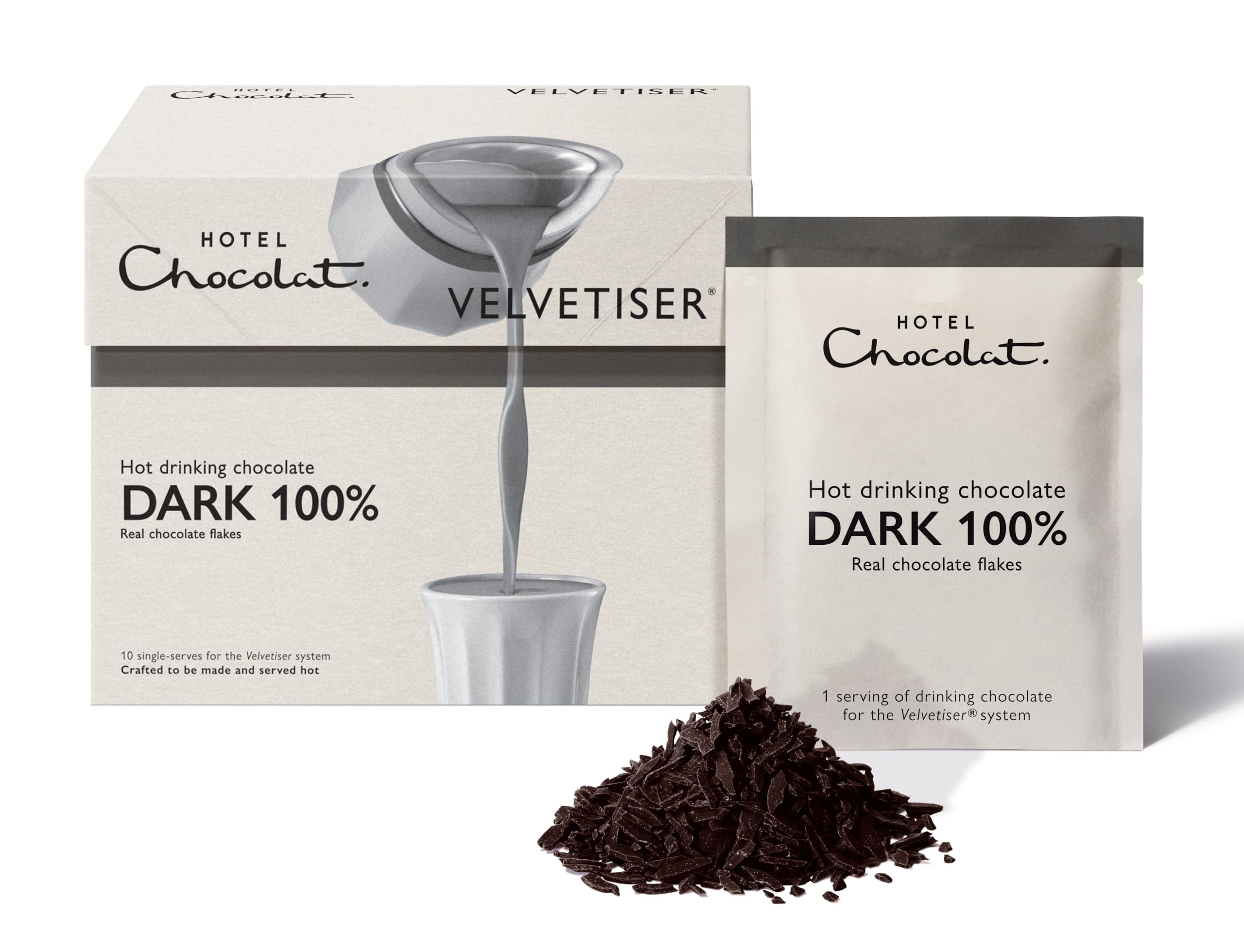 Hotel Chocolat - 100% Dark Honduras Hot Chocolate Sachets (10 Servings) 5