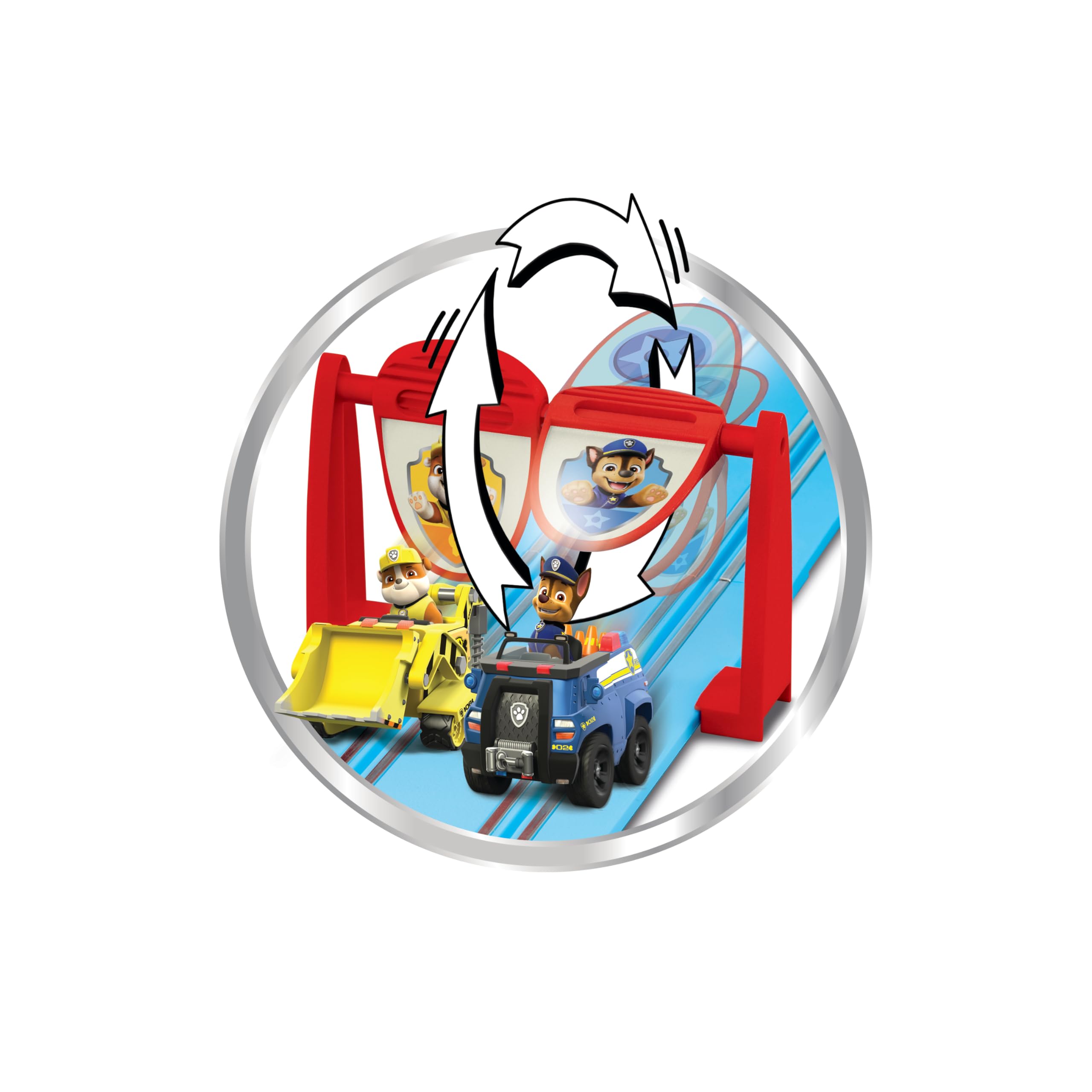 Carrera FIRST PAW Patrol - On The Double Slot Racing Track Set for Kids 11