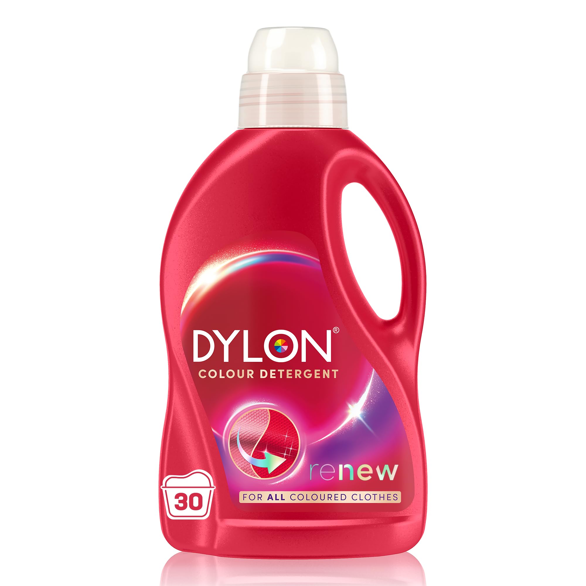 Dylon Colour Detergent Liquid Laundry Detergent - Revitalises Colours, Renews Fibres | 1.5L | Fresh Scent