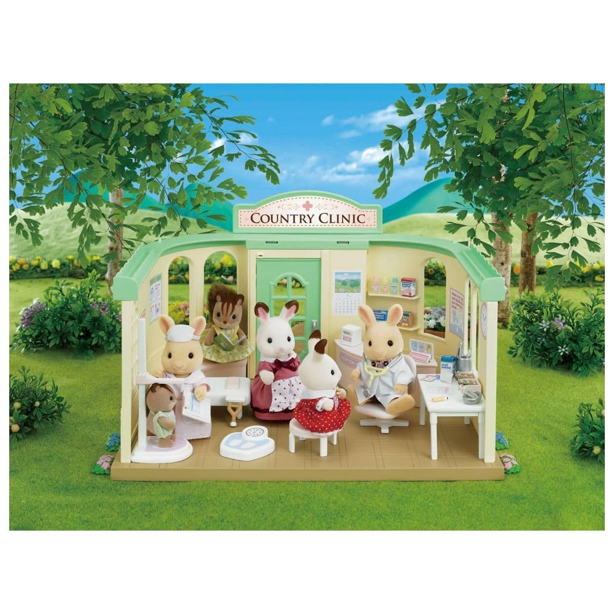 Sylvanian Families Country Doctor Playset - Role Play Clinic with 30+ Pieces 3