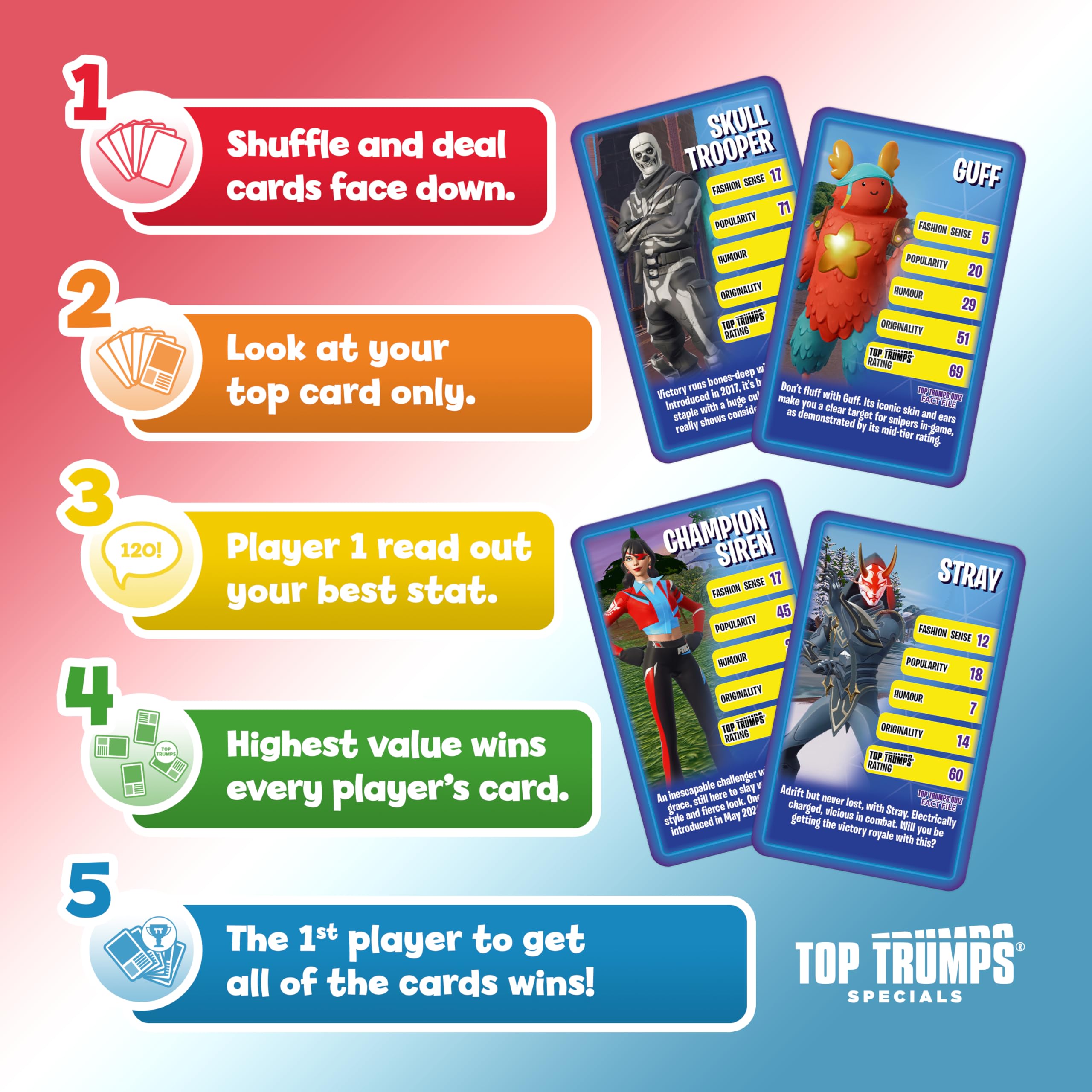 Top Trumps Fortnite Independent and Unofficial Guide Volume 2 Card Game 4