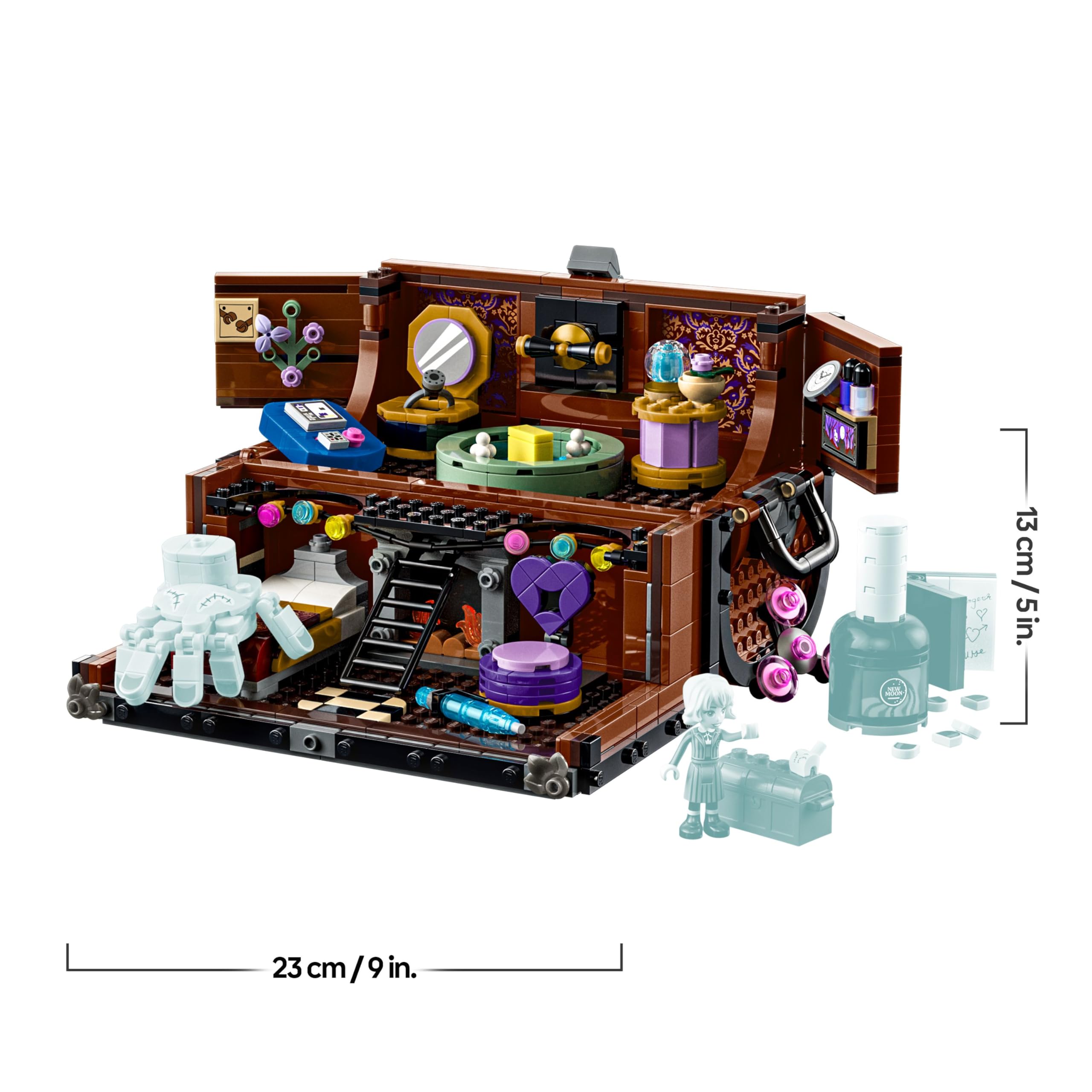 LEGO Wednesday Thing's Apartment - Play & Display Set with Enid Mini Doll 16