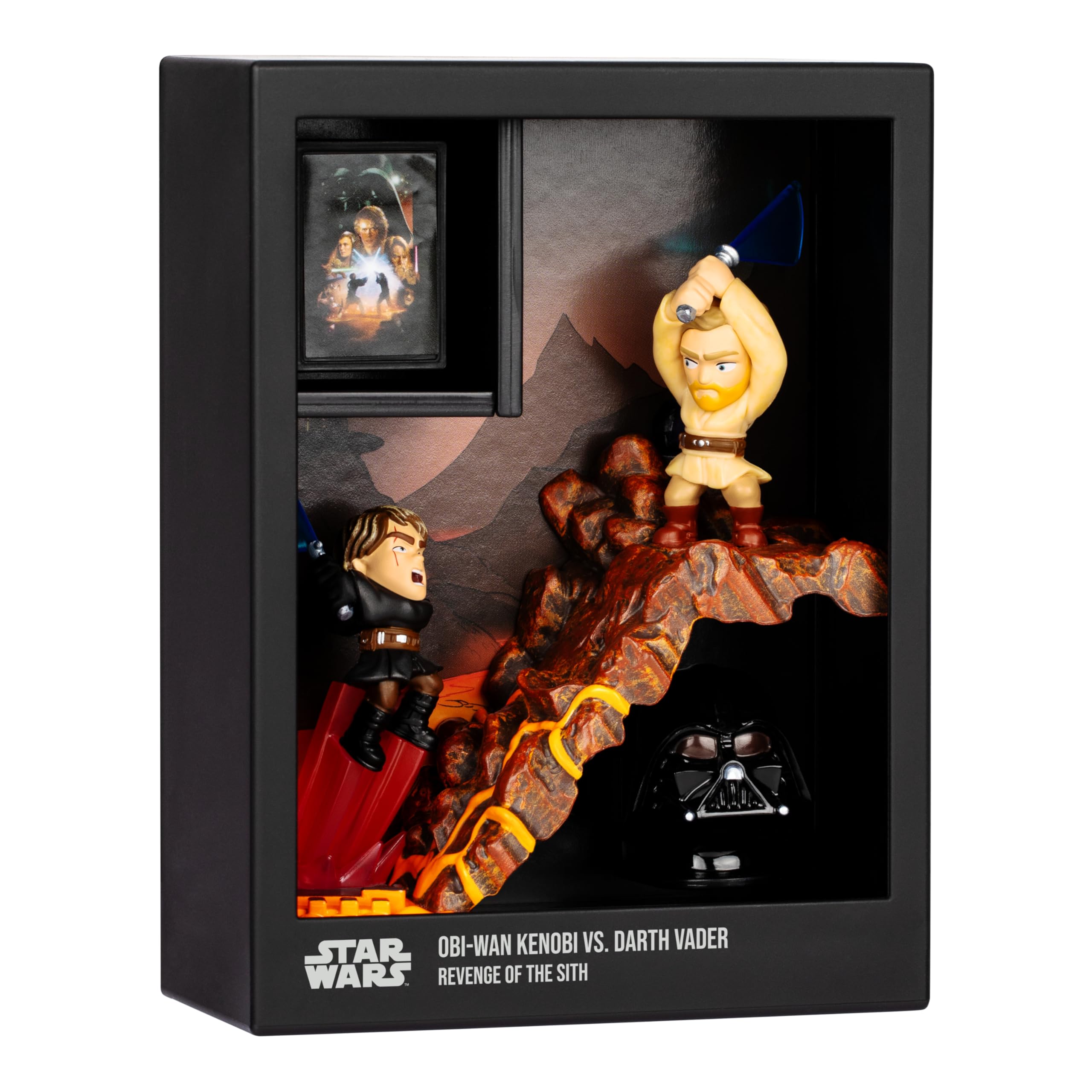 FANDROP SW01 Star Wars: Revenge of the Sith - Obi-Wan Kenobi VS. Darth Vader Diorama 6