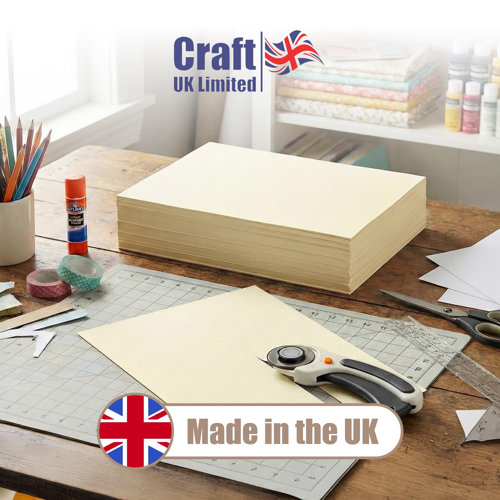 Craft UK W126 Ivory Paper 120 GSM - 100 Sheets 6