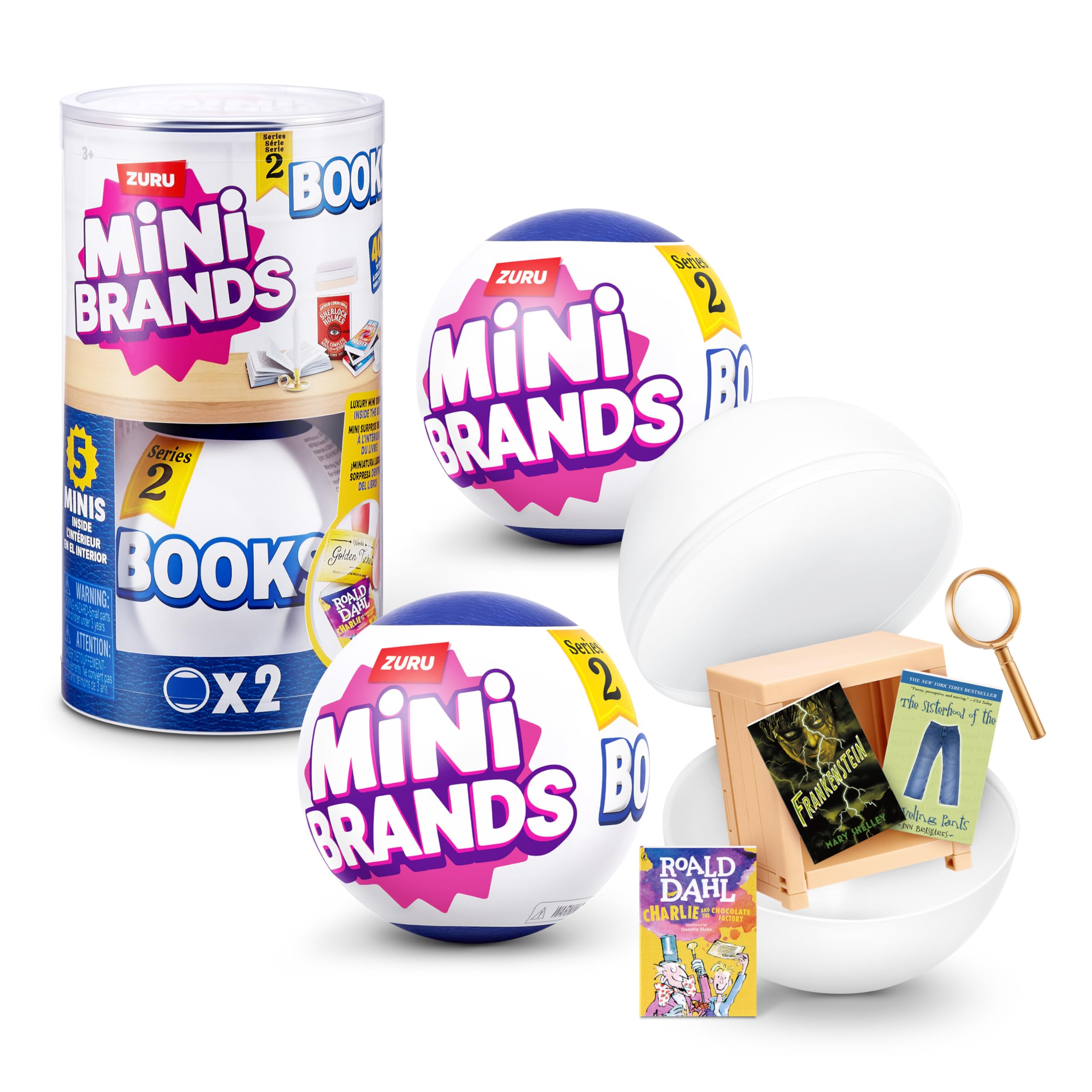 Mini Brands Mini Books Series 2 - Collectible Miniature Book Capsule by ZURU 1