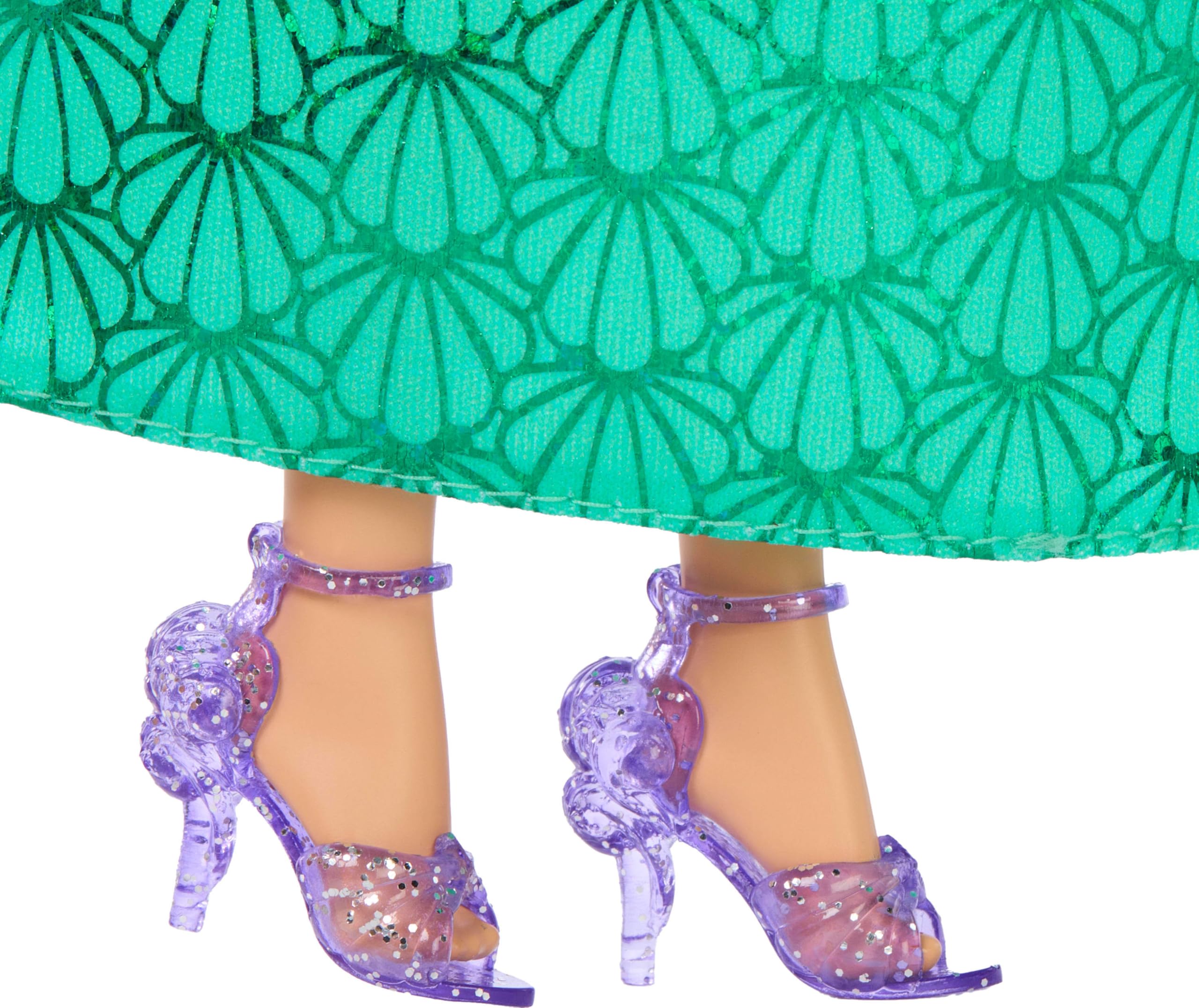 Mattel Disney Princess Ariel Posable Fashion Doll with Sparkling Outfit & Accessories, HLW10 9