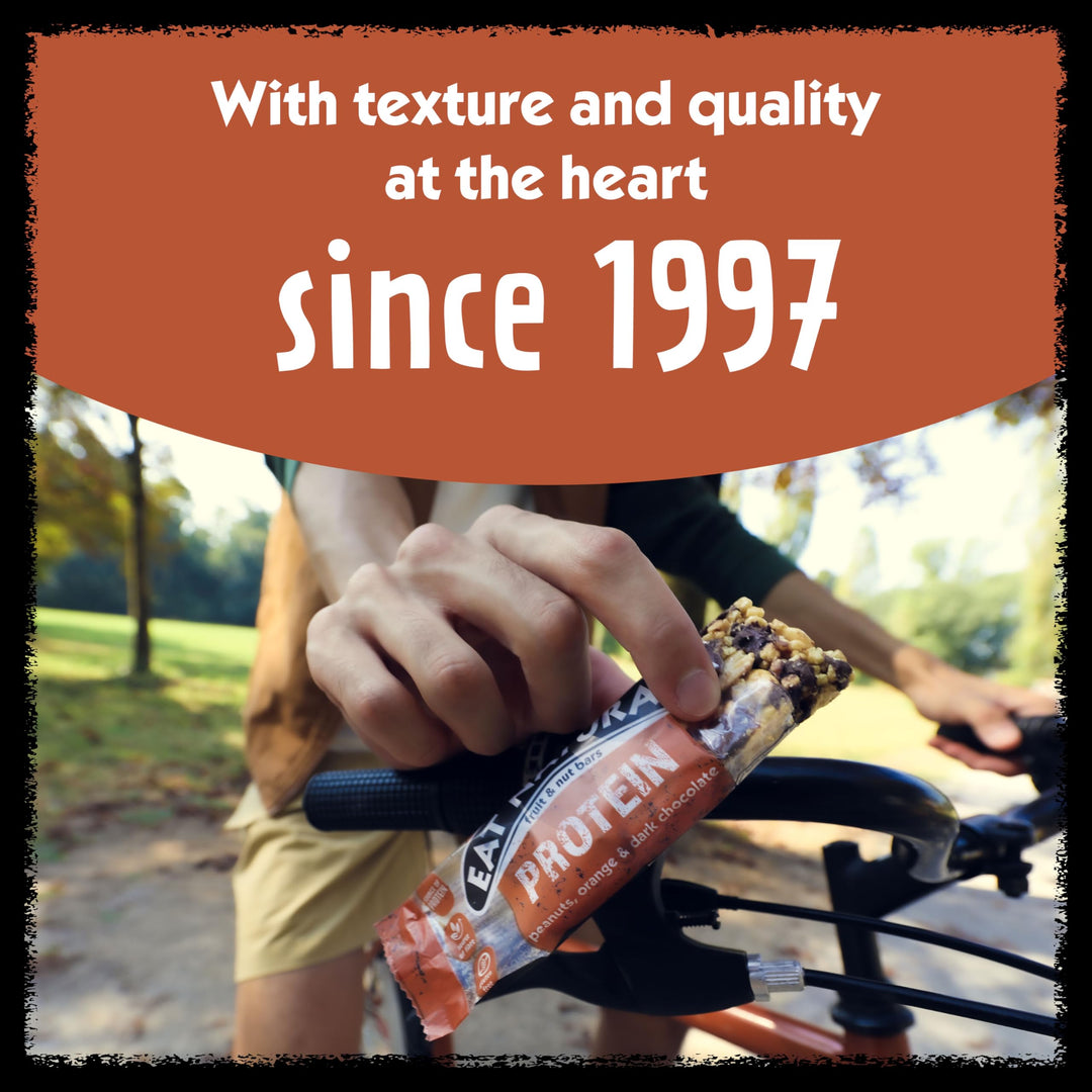 Eat Natural - Protein Peanuts, Orange & Dark Chocolate Fruit & Nut Bars (3 x 4)