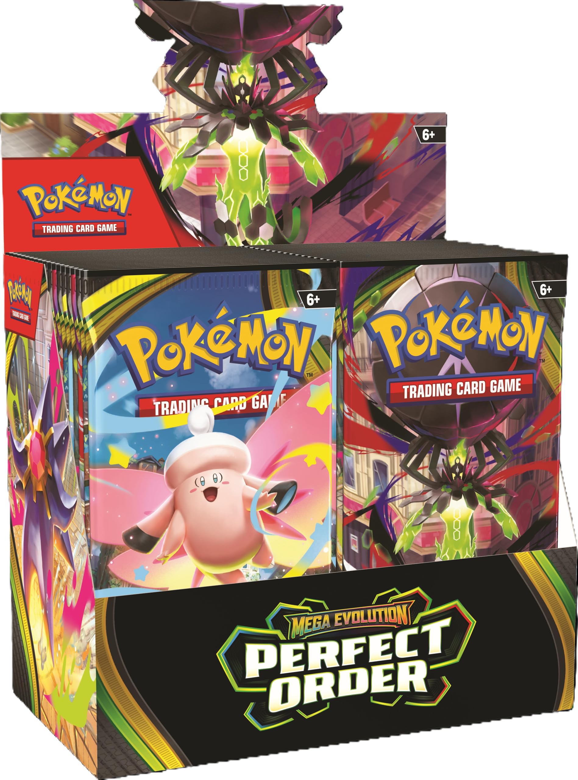 Pokémon TCG: Mega Evolution—Perfect Order Booster Display Box - 36 Booster Packs | Standard Edition | Ages 6+
