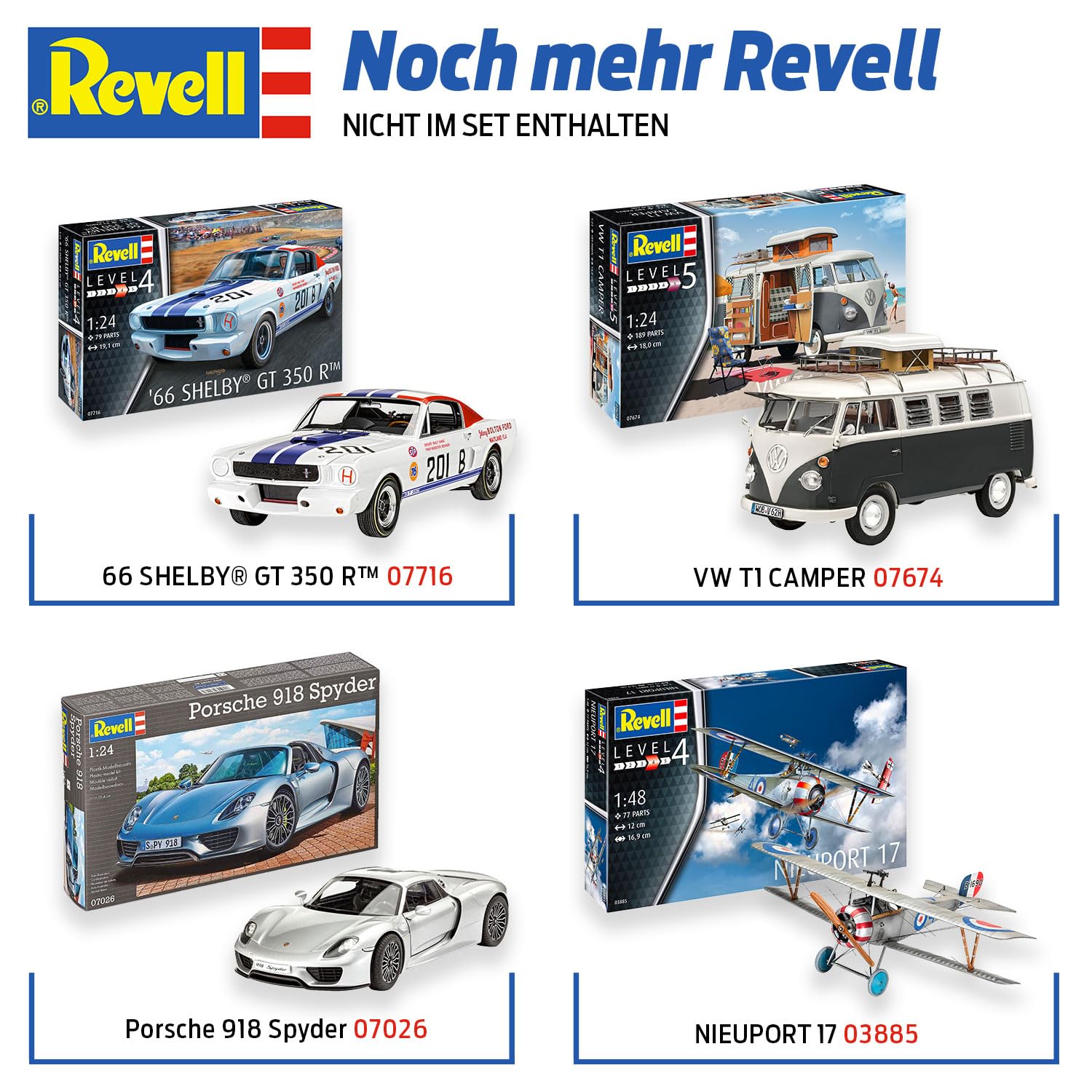 Revell 35 Years VW Golf Mk1 GTI Pirelli Plastic Model Kit - 1:24 Scale Building Toy for Ages 8+ 18