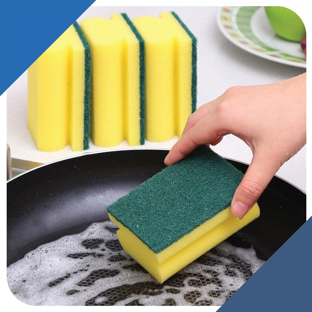 STERLING PRODUCTS Heavy Duty Scrub Sponge - Dual Sided Dish Washing & Cleaning Sponge (16 Pack)