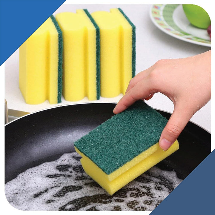 STERLING PRODUCTS Heavy Duty Scrub Sponge - Dual Sided Dish Washing & Cleaning Sponge (16 Pack)