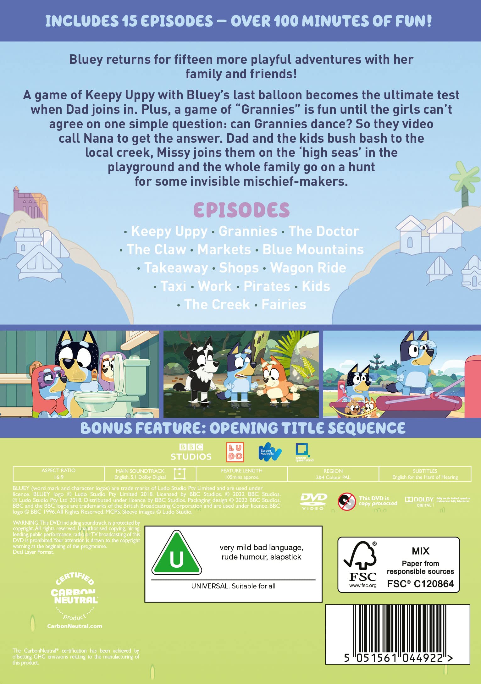 Bluey: Keepy Uppy & Other Stories [DVD] 2