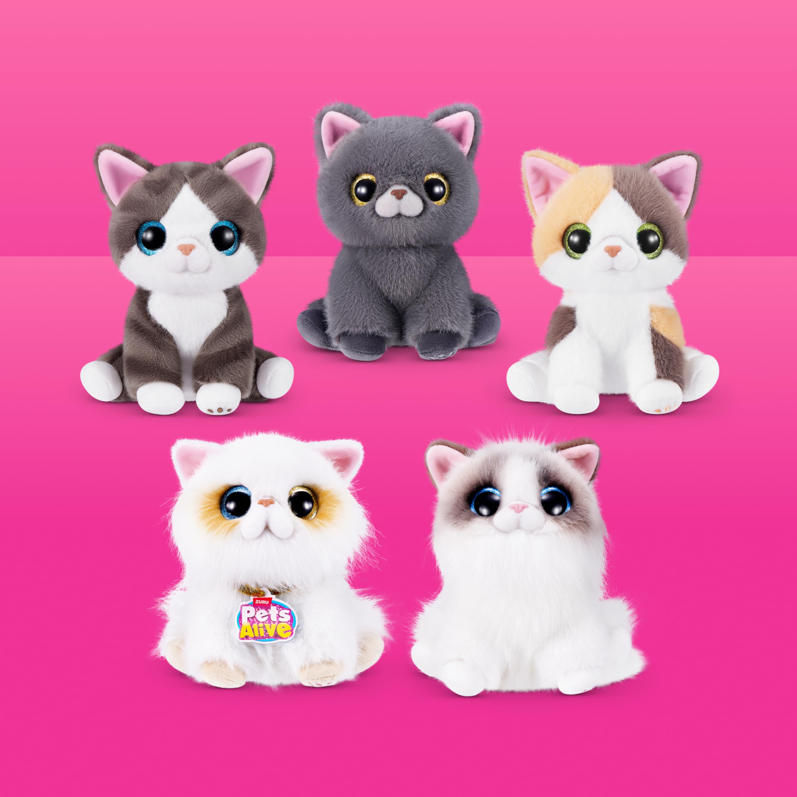 Pets Alive Smitten Kittens Series 2 Dragon Li Interactive Plush Toy by ZURU | 7.87 in 2