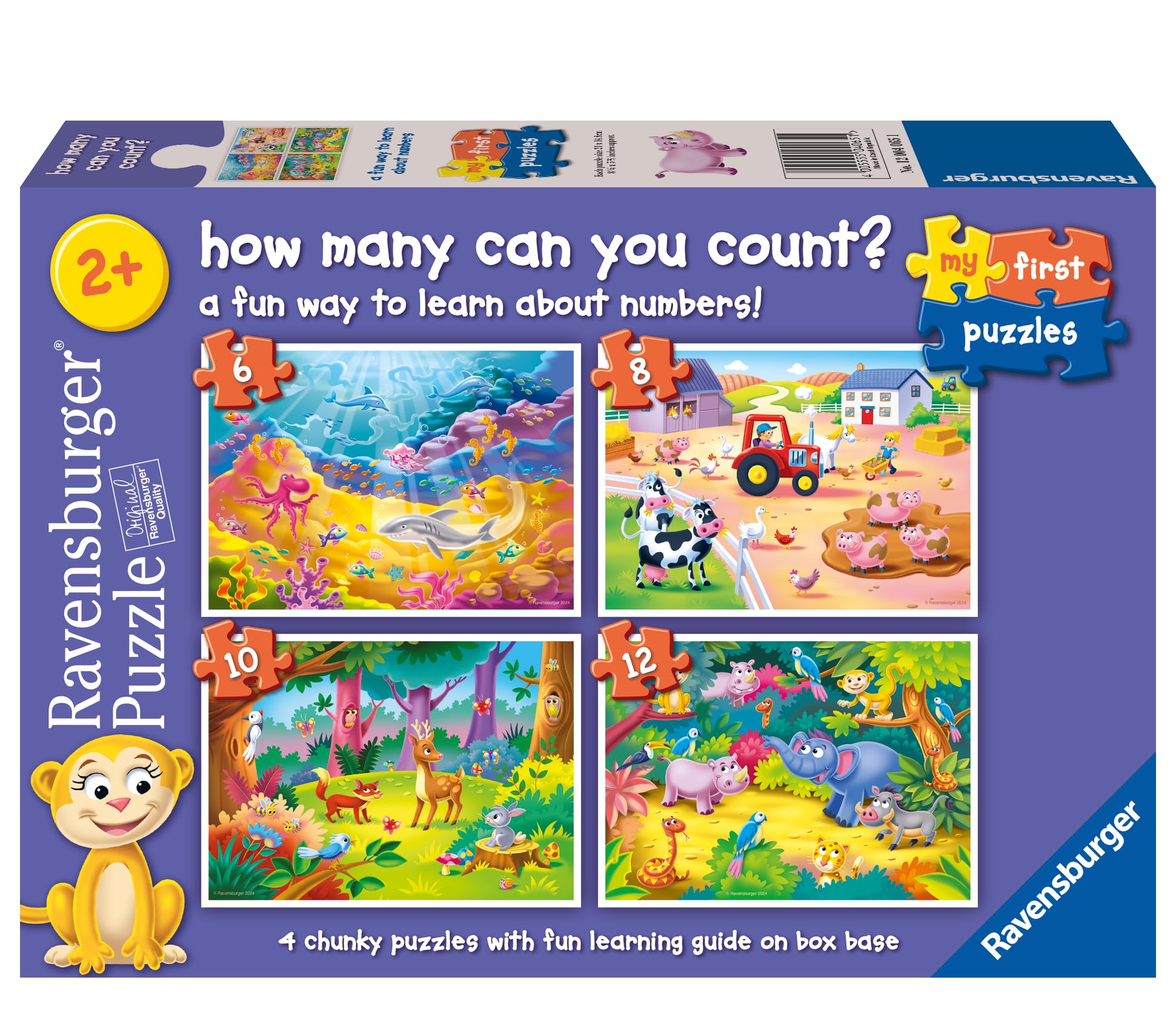 Ravensburger Counting Animals - My First Jigsaw Puzzles for Toddlers Age 2+ 1