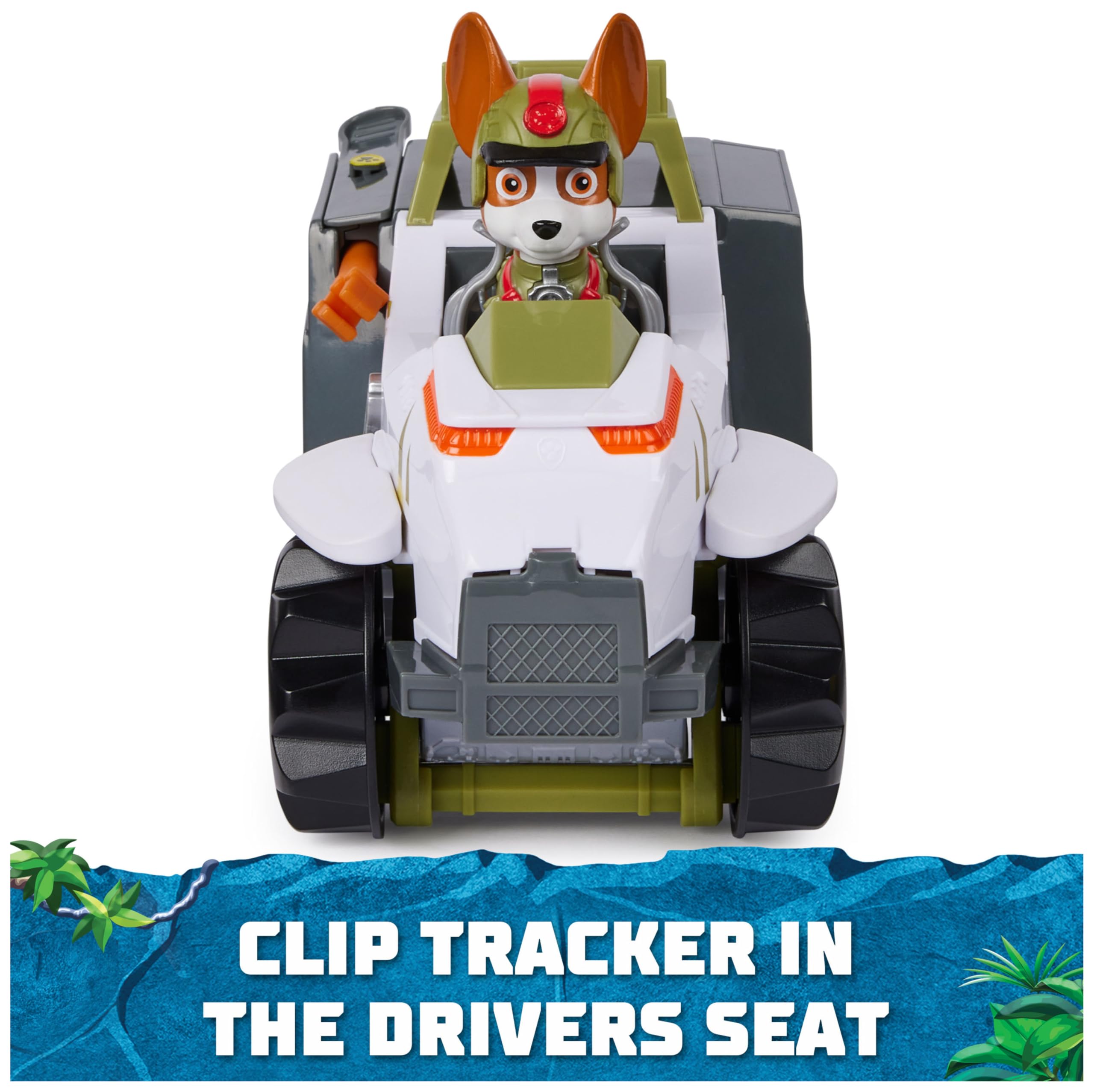 Paw Patrol Jungle Pups Tracker’s Monkey Vehicle with Action Figure - Transforming Rescue Toy for Kids 3+ 2