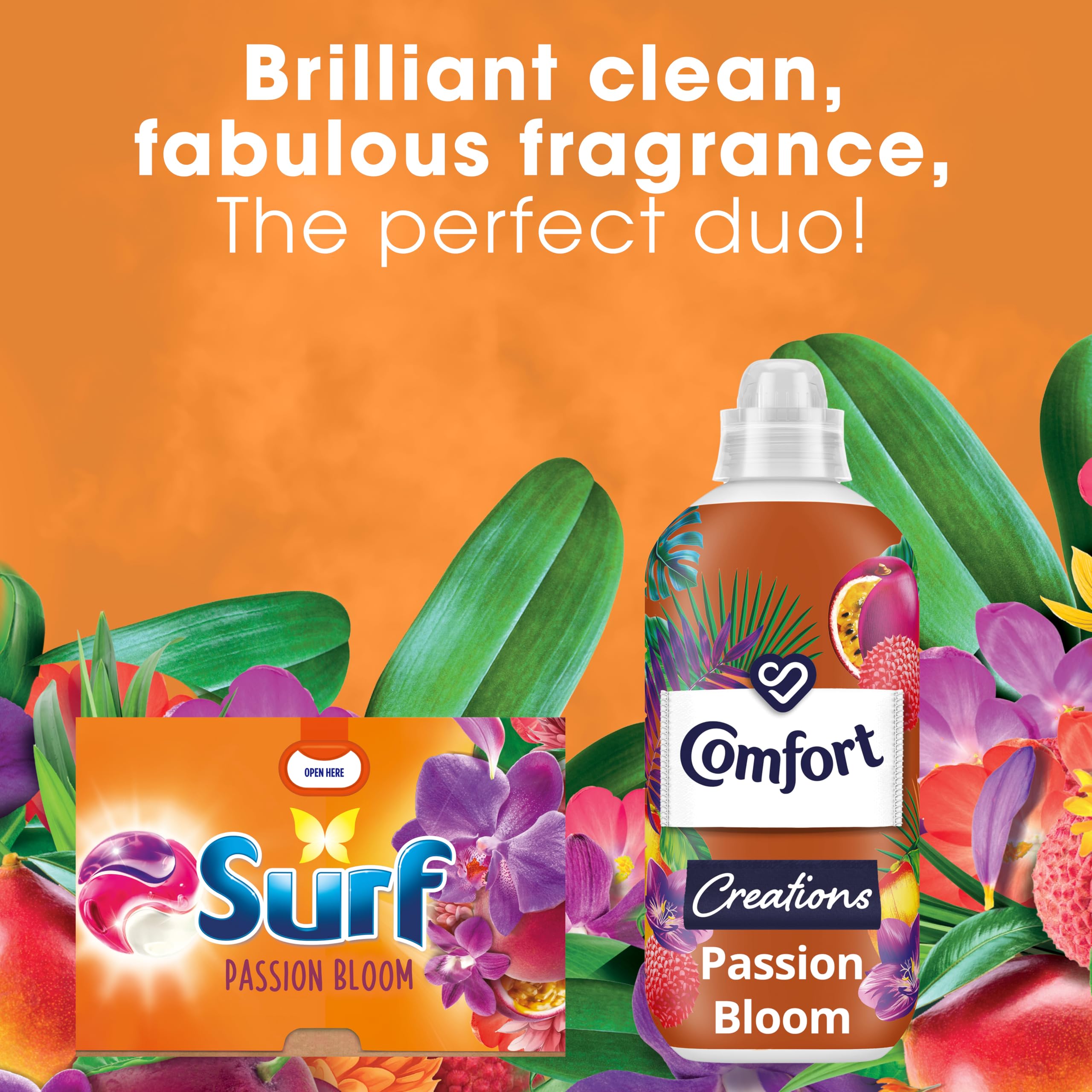 Surf Passion Bloom Laundry Detergent Capsules 3-in-1 (78 Washes) 3