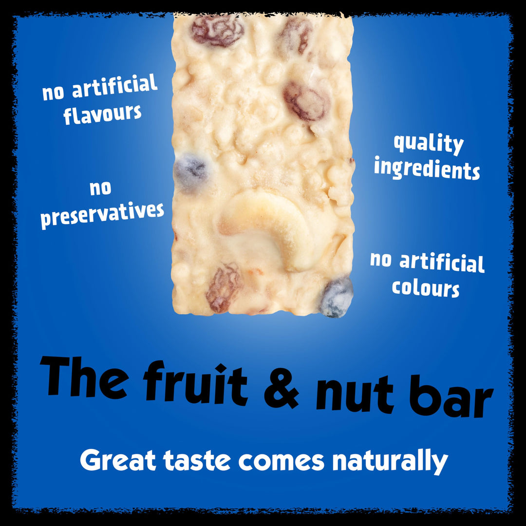 Eat Natural - Cashew & Blueberry with Yoghurt Coating Fruit & Nut Bars (12 x 40g)