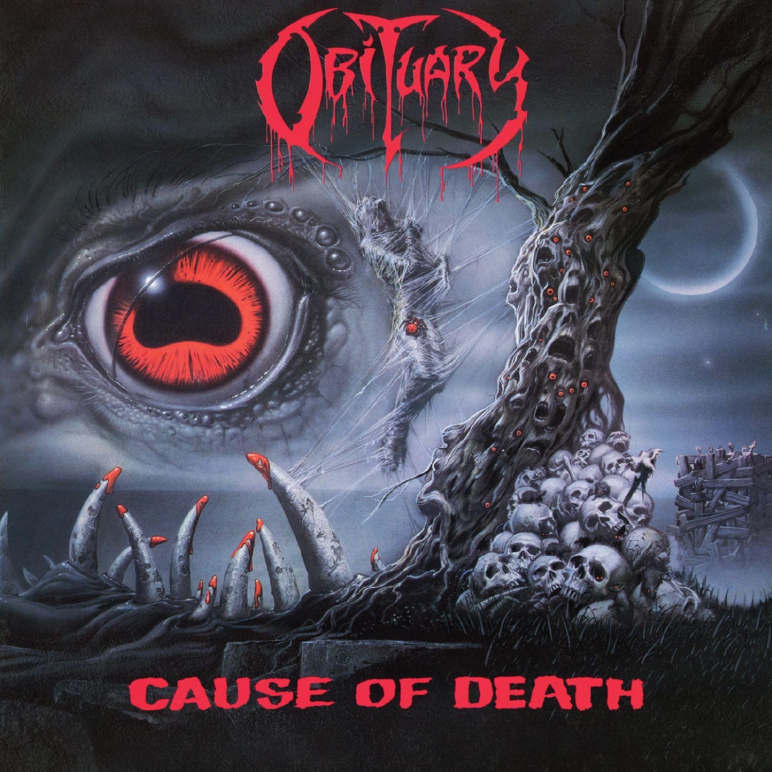 Obituary - Cause Of Death (Remastered) [Gray/Black Splatter Vinyl] 1