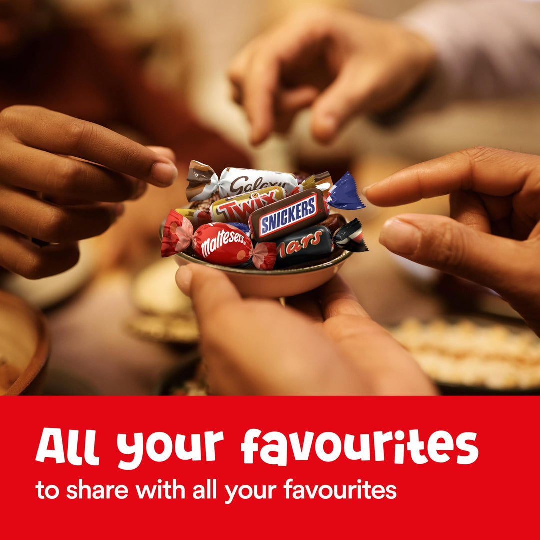 Celebrations Milk Chocolate Gift Box of Mini Chocolates & Biscuit Bars Tube