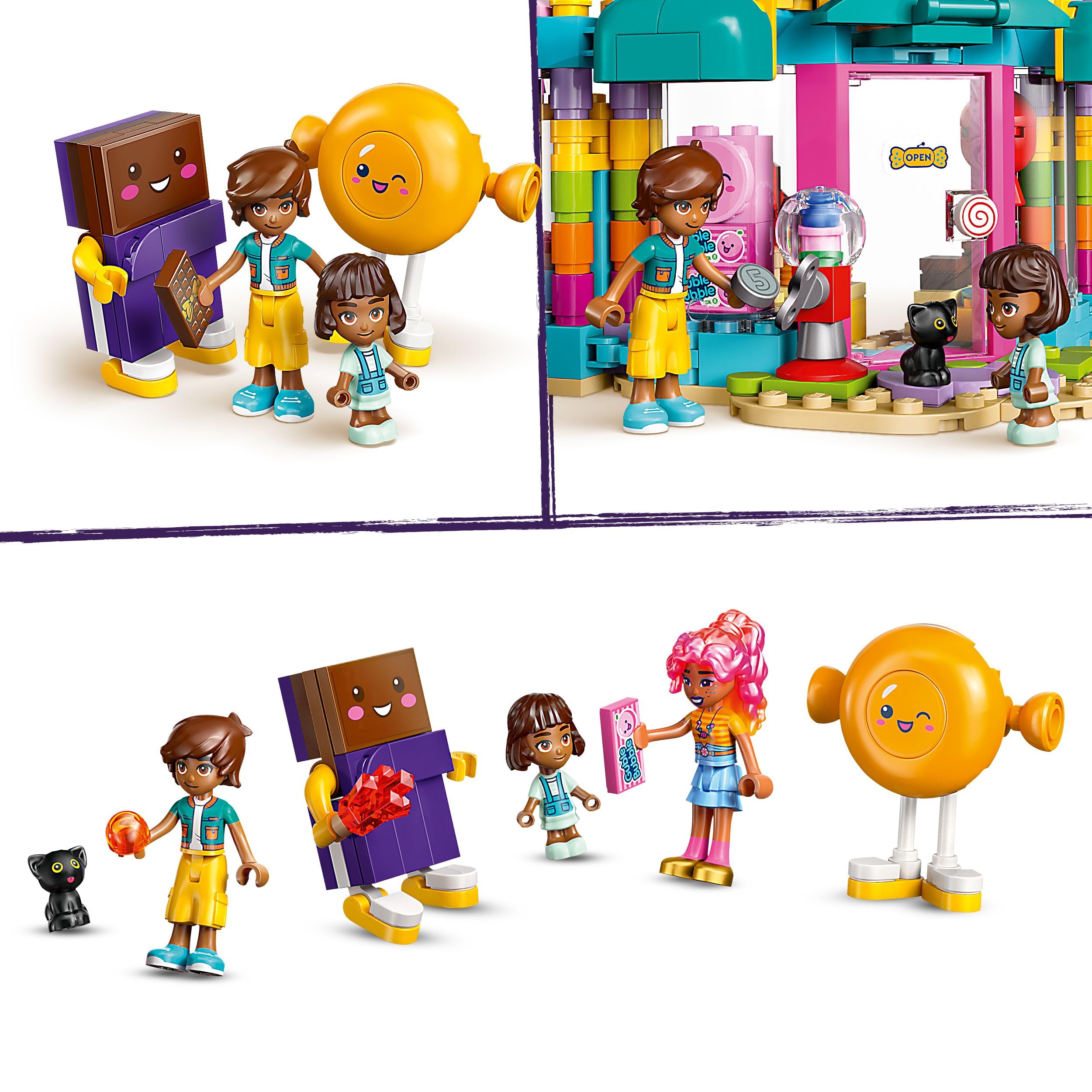 LEGO Friends Heartlake City Sweet Shop Set - Building Toy for Kids 6+