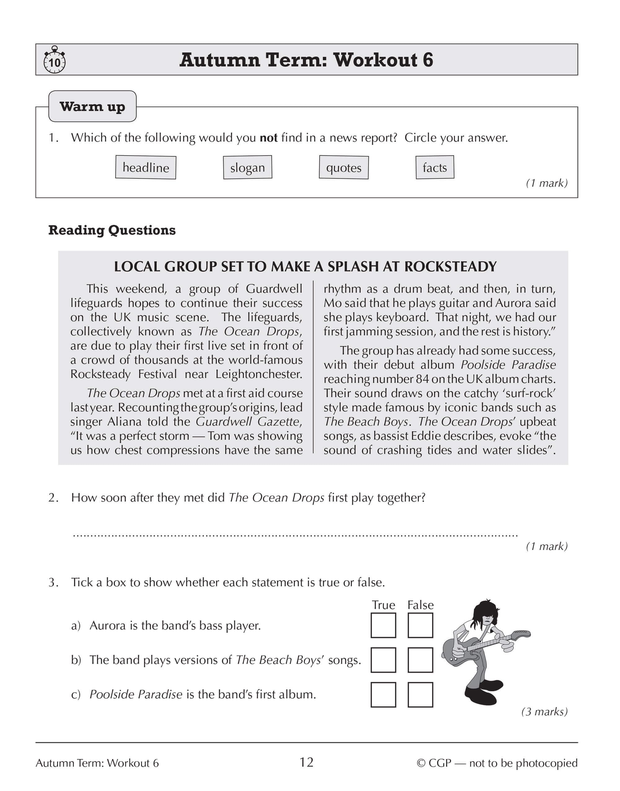 CGP Books Year 7 English 10-Minute Weekly Workouts - KS3 Study Aid | Ages 11-12 | Paperback 2