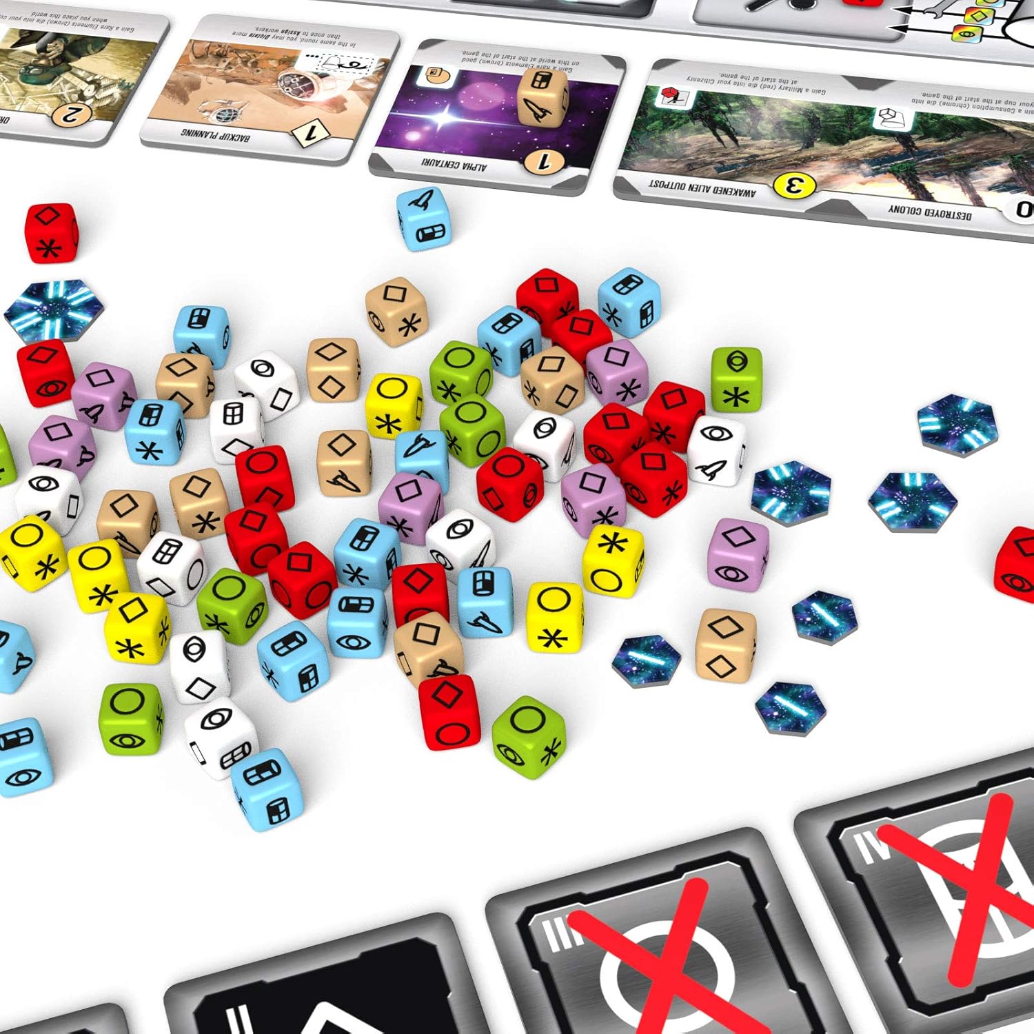 Rio Grande Games Roll for the Galaxy Würfel-Brettspiel 3