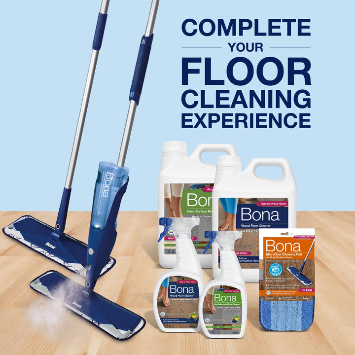Bona - Microfibre Cleaning Mop Pad for Wood & Hard-Surface Floors