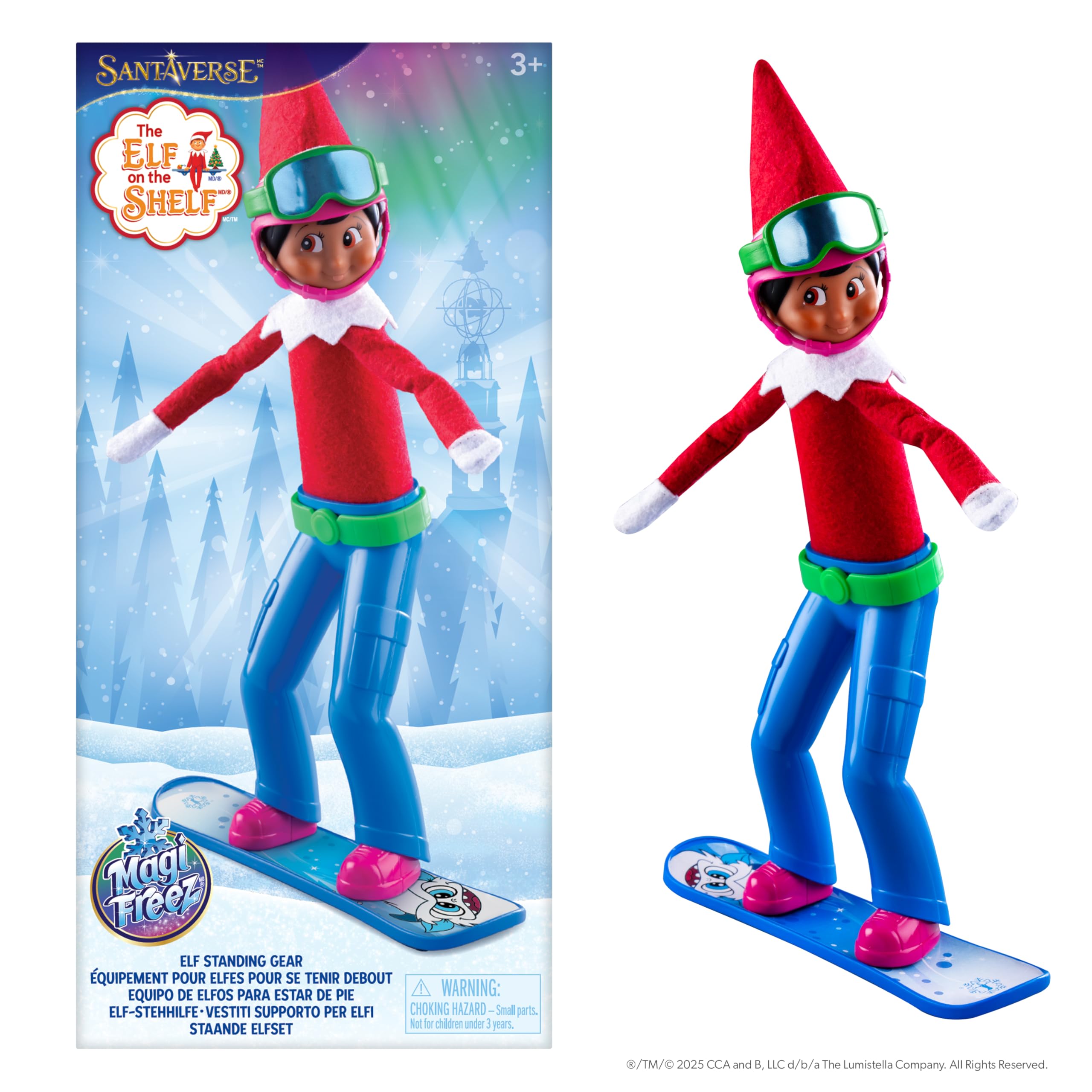 The Elf on the Shelf MagiFreez Swish and Sleigh Snowboard Set - Snowboard E 8
