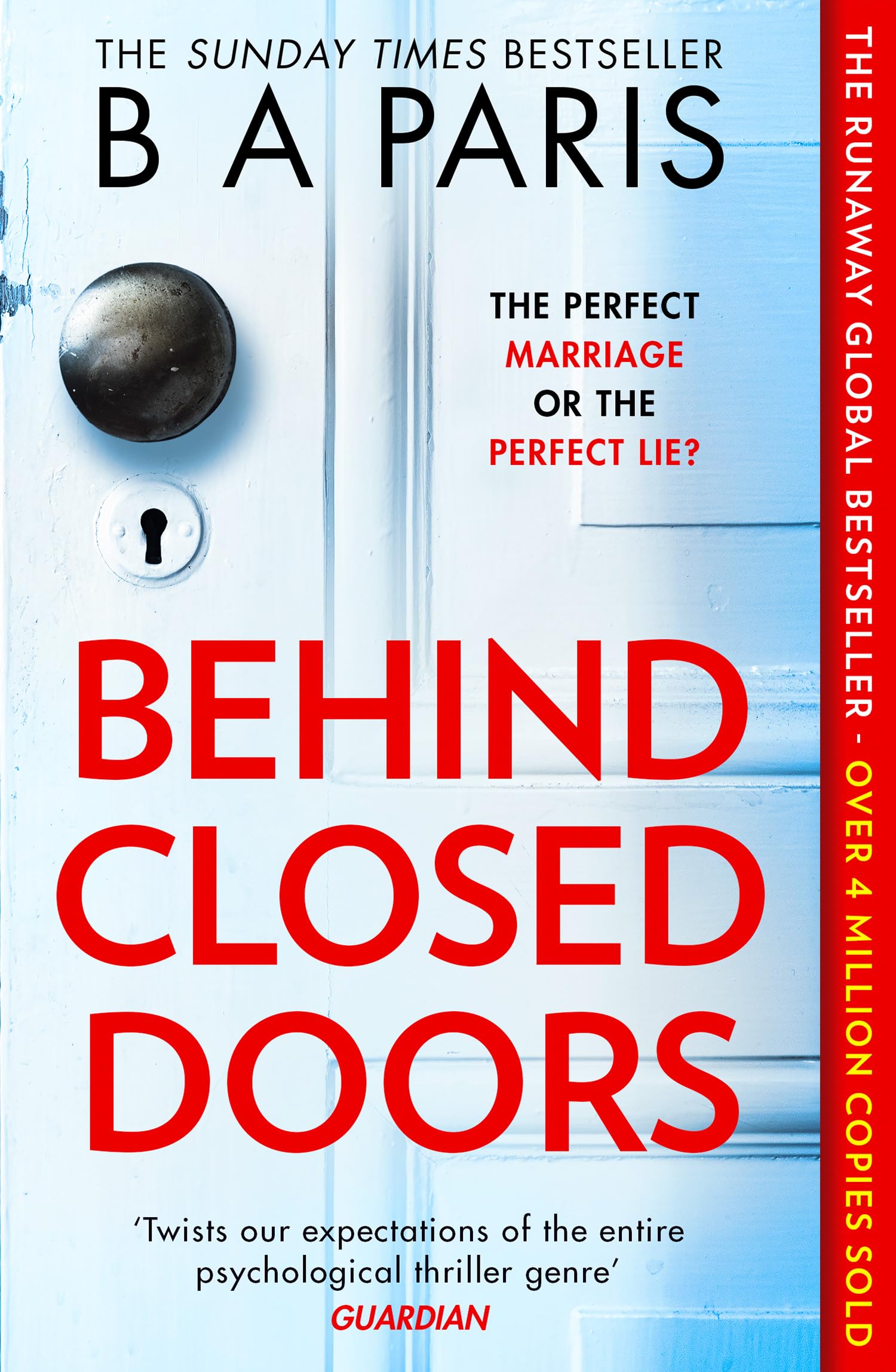 B A Paris - Behind Closed Doors | Psychological Thriller Paperback