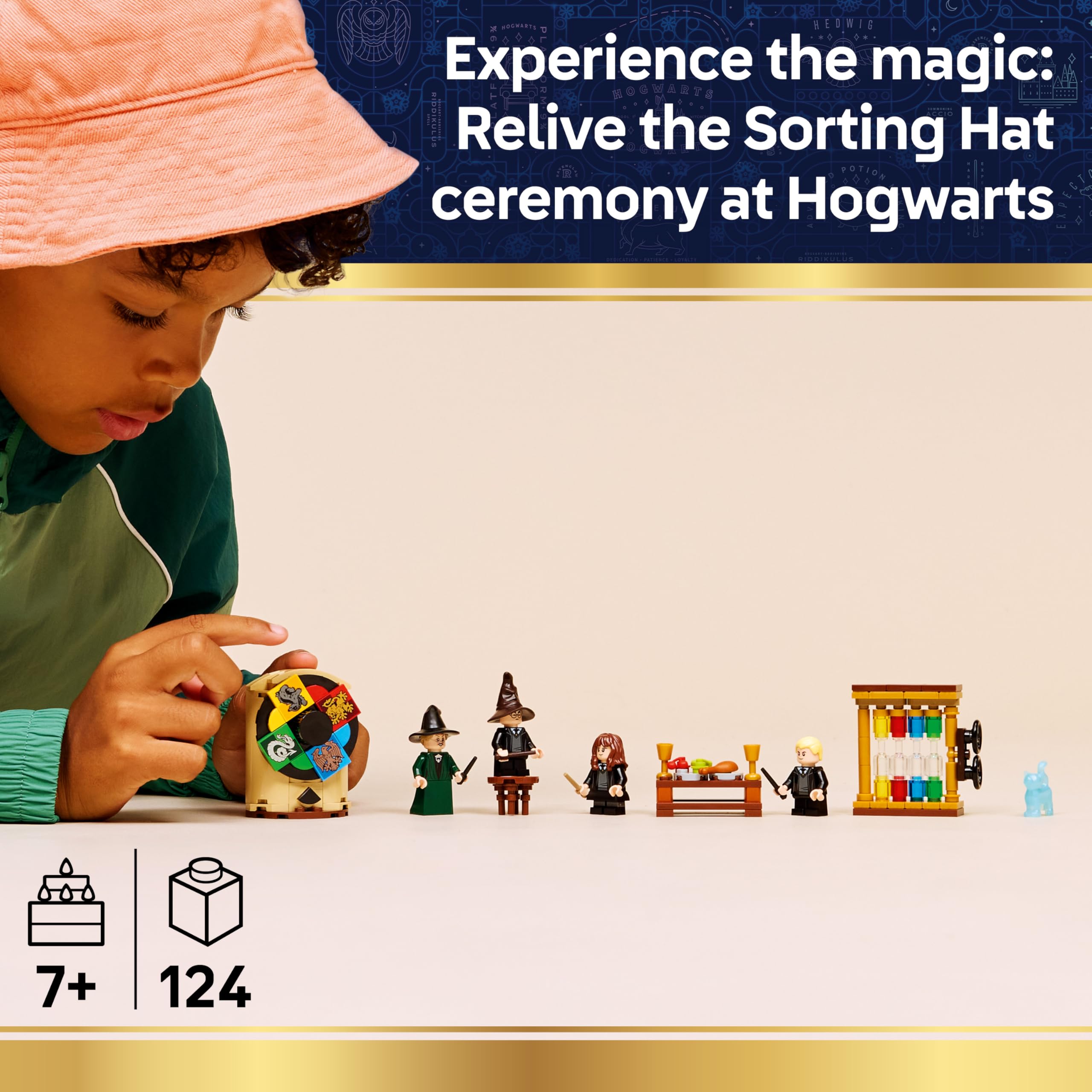 LEGO Harry Potter Hogwarts Castle: Sorting Hat Ceremony Toy Set 76460 | Ages 7+ 2
