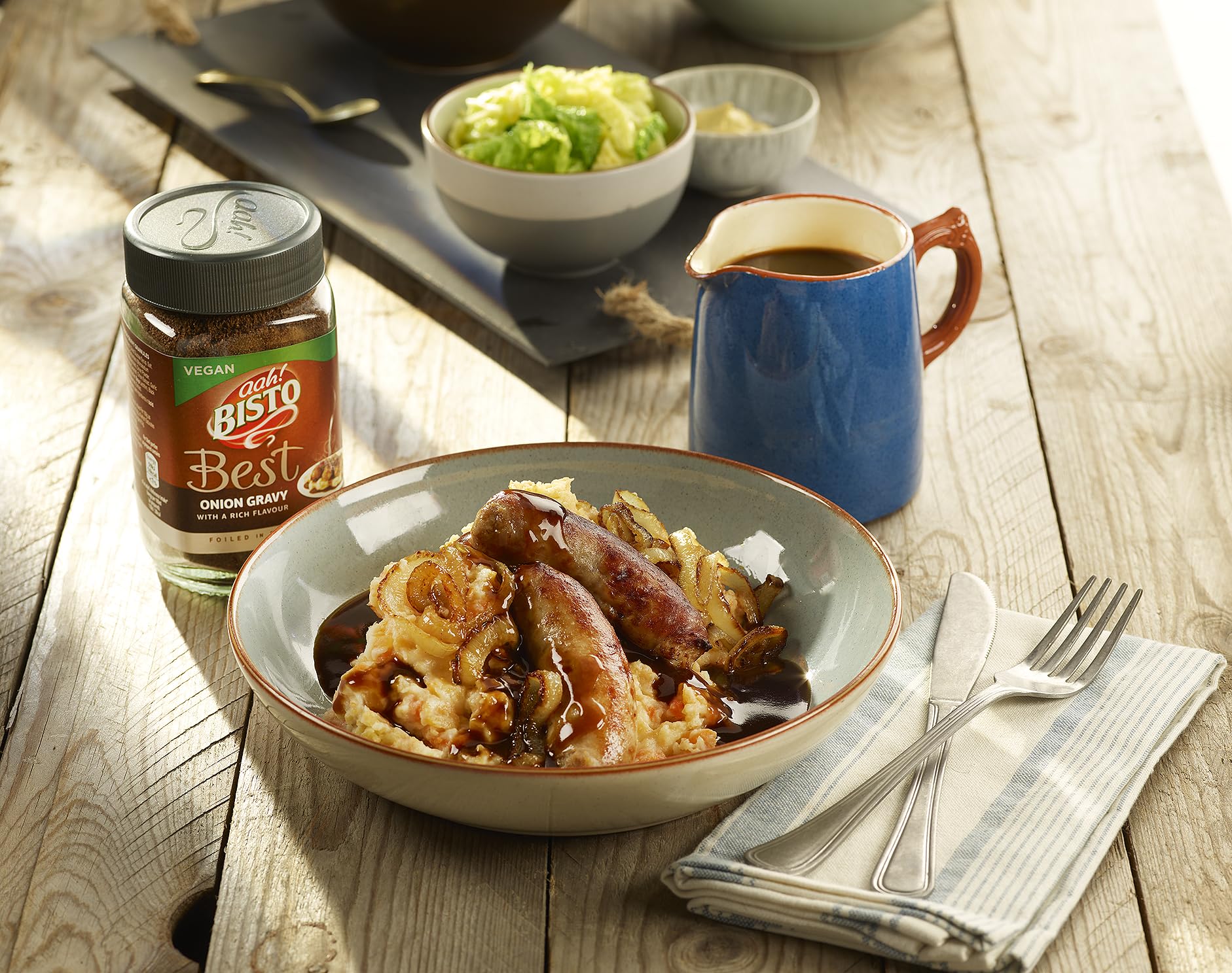 Bisto - Best Vegan Onion Gravy Granules, 230 g Jar 3