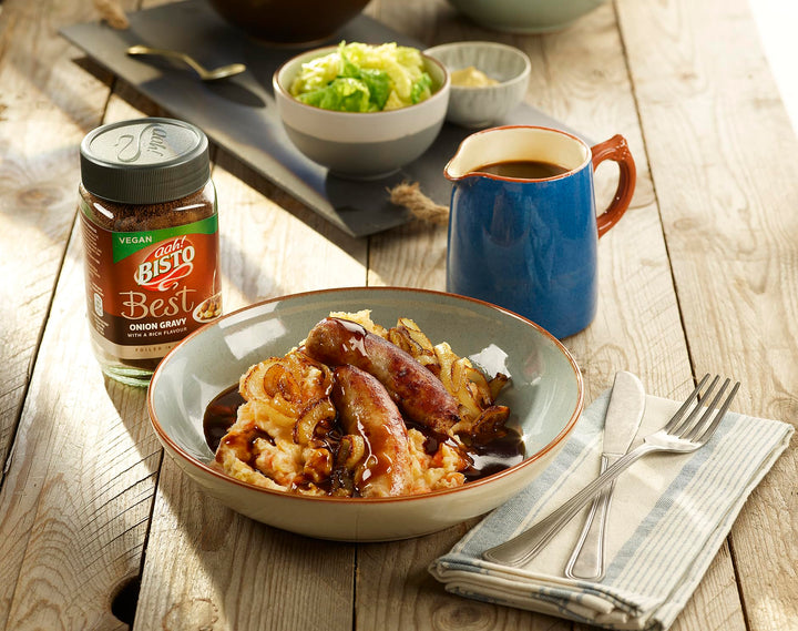 Bisto - Best Vegan Onion Gravy Granules, 230 g Jar