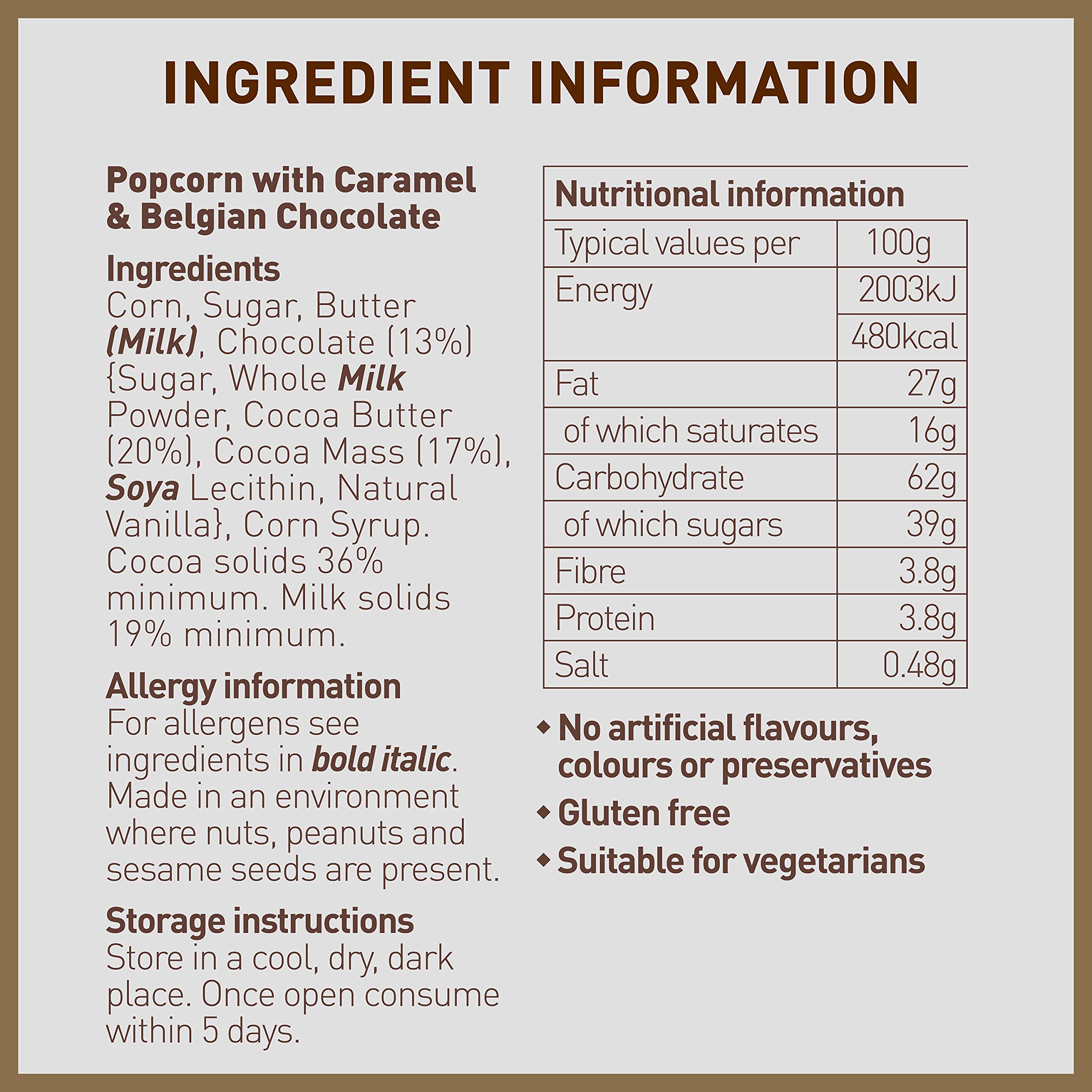 Joe &amp; Sephs Belgisches Schokoladenpopcorn (4 x 80 g) – Gourmet-Snack aus der Heißluftmaschine, 1 Stern für den besten Geschmack, vegetarisch, Leckerbissen für den Filmabend 4