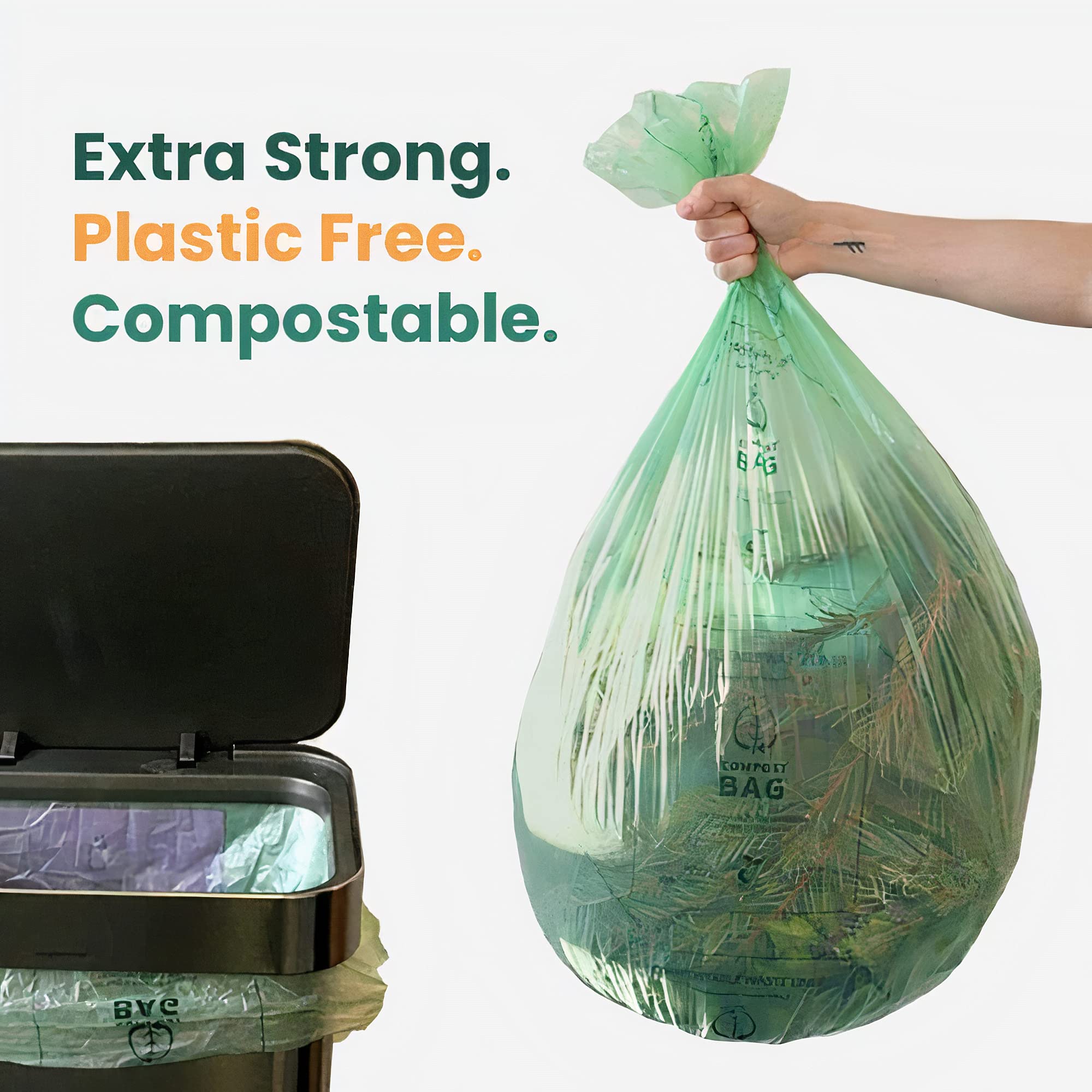 The Compost Bag Company - 50L Compostable Bin Liners 25 Pack 6