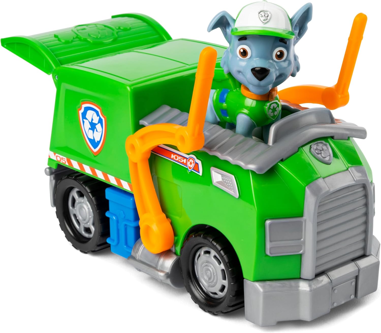 Paw Patrol Rocky’s Recycle Truck Playset - Includes Collectible Action Figure 4
