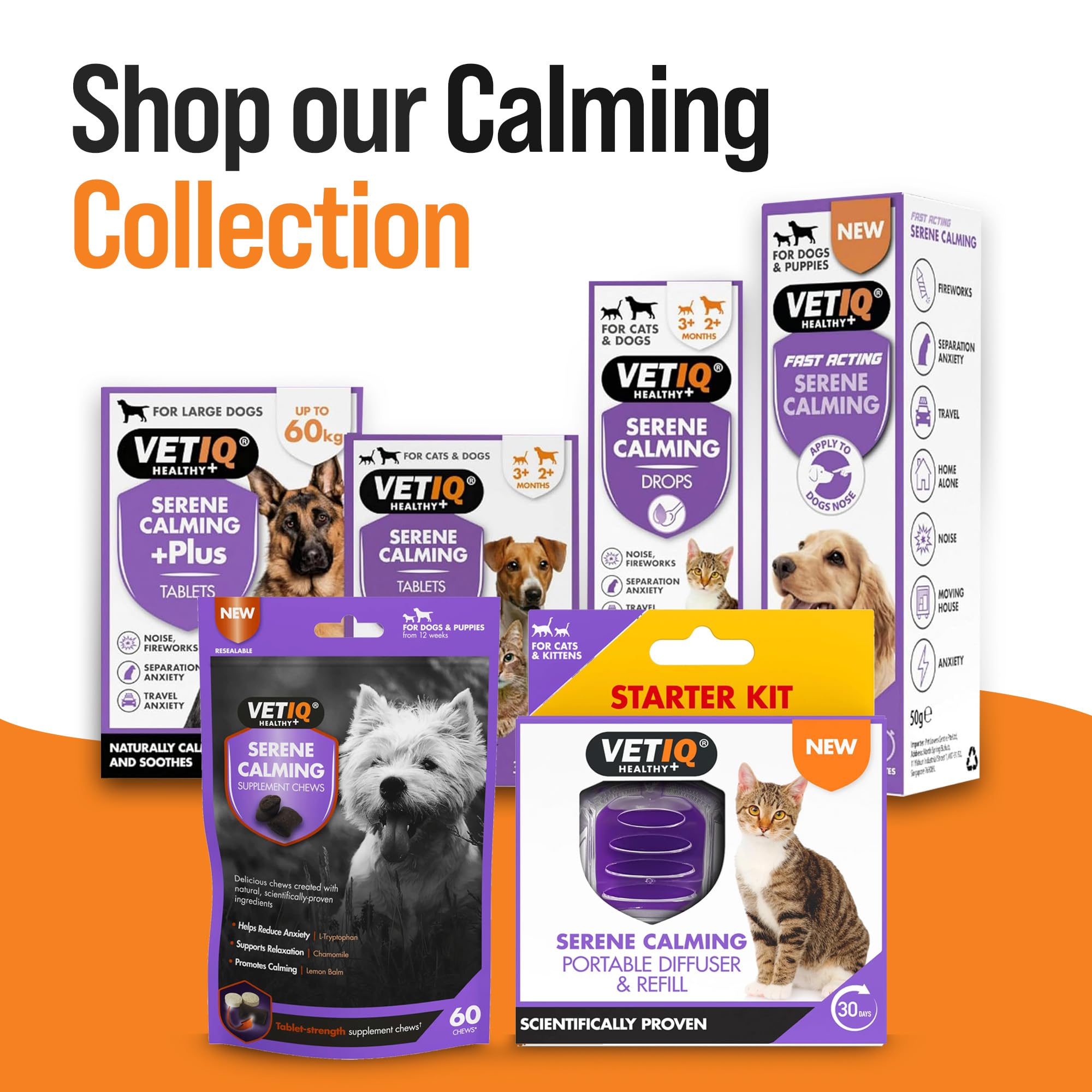 VETIQ Serene Calming Treats - Natural Anxiety Relief for Small Dogs & Puppies | 6 x 50g Bags 5