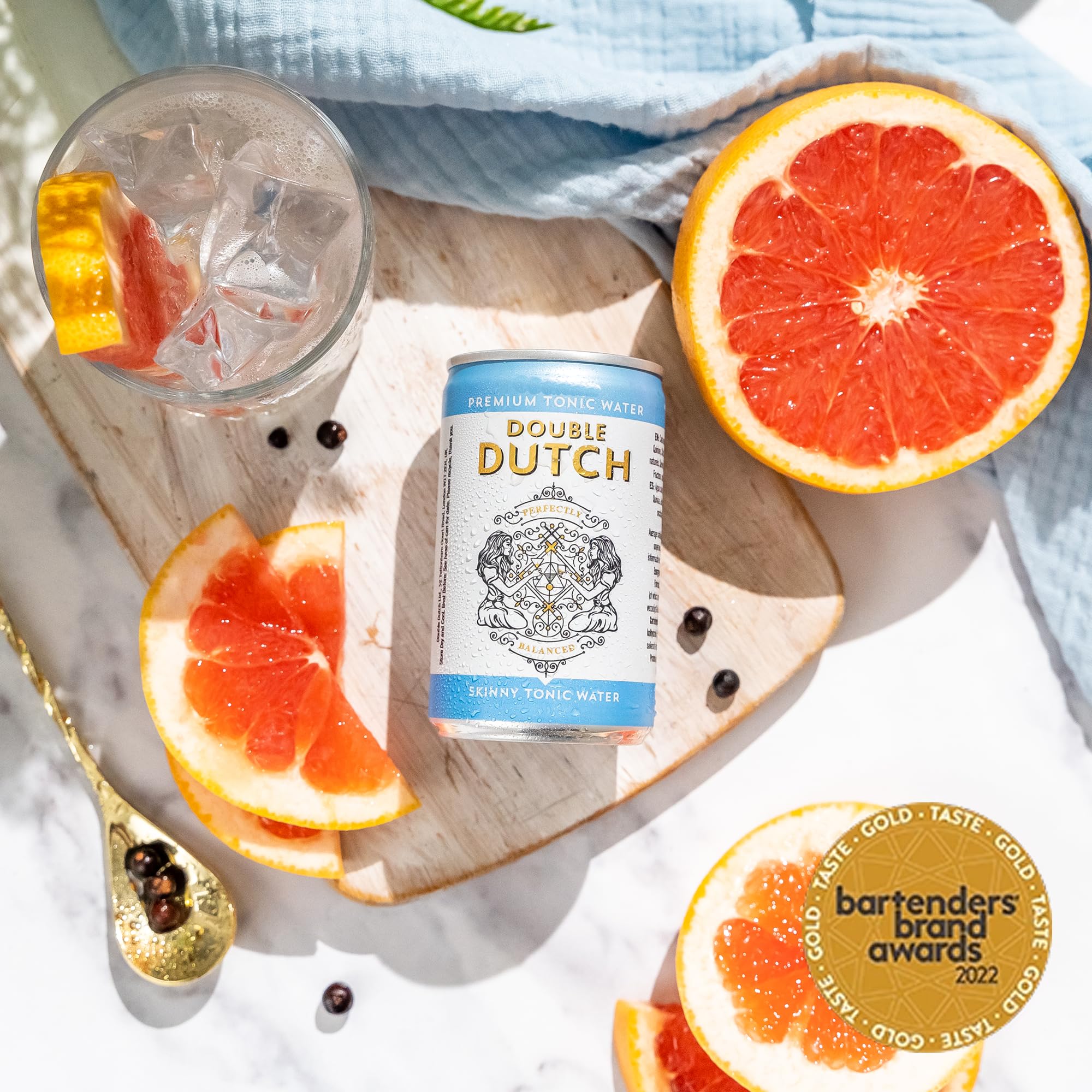 Double Dutch Skinny Tonic Water - Low Calorie, Natural Ingredients | 150 ml (Pack of 6) 6