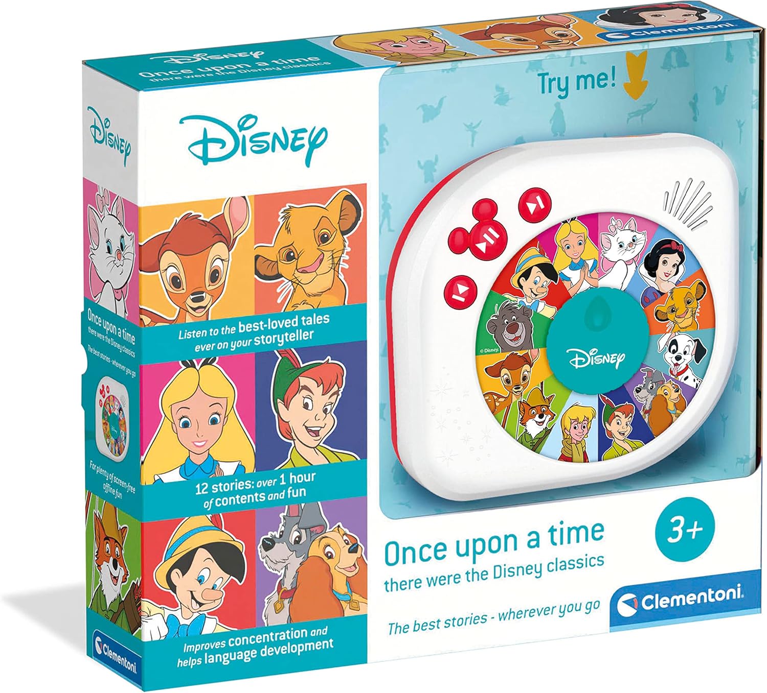 Clementoni Upon a Time Classics Interactive Storyteller for Kids 3+ 1