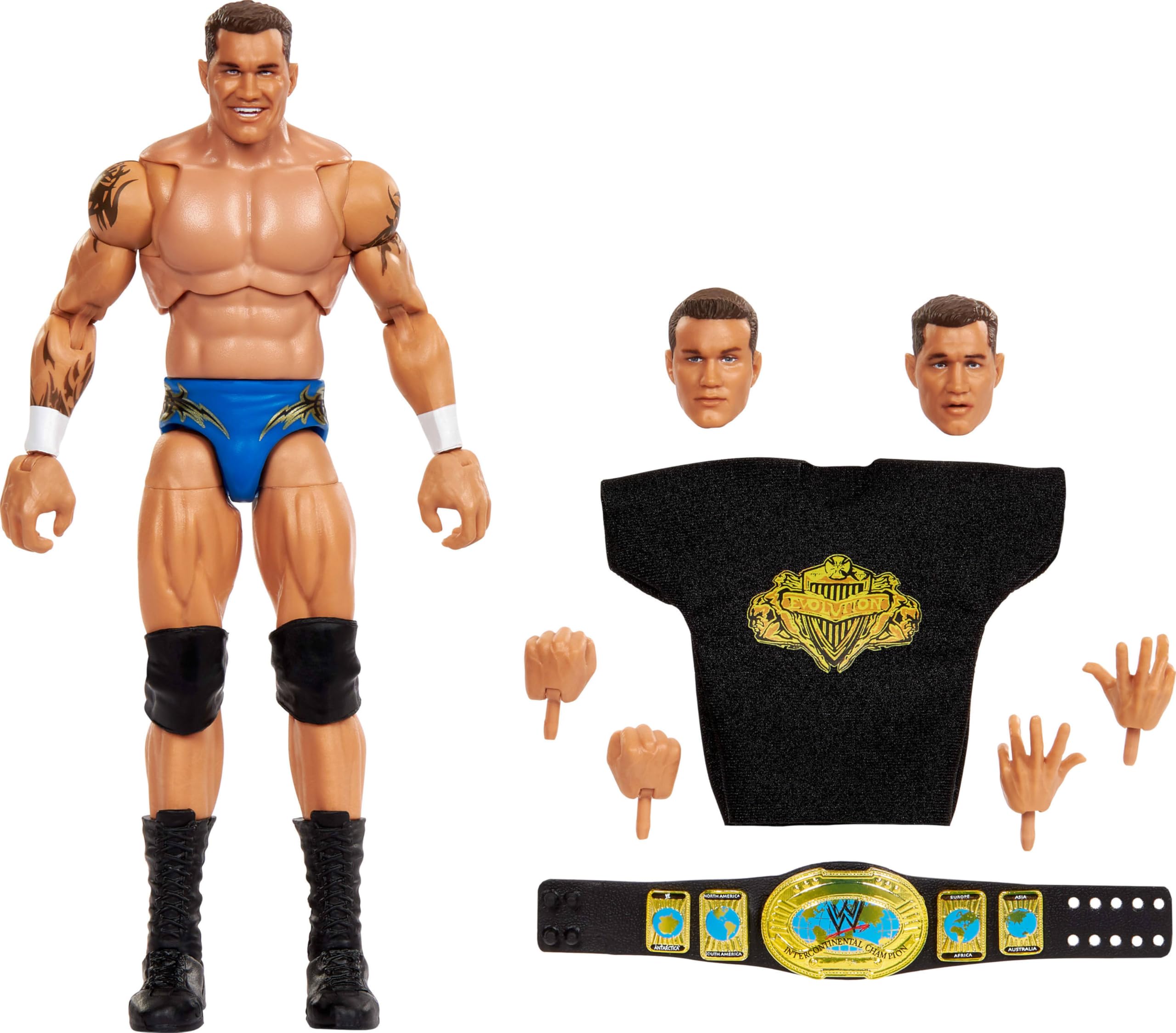 Mattel WWE Ultimate Edition Randy Orton 6-inch Action Figure with 30+ Points of Articulation | Model JCX43