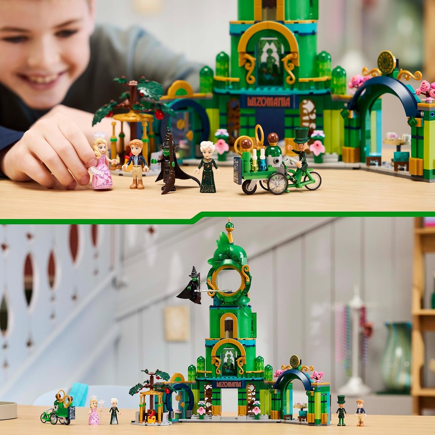LEGO Wicked Welcome to Emerald City Set - 3-Story Building Toy with 5 Mini-Dolls 3
