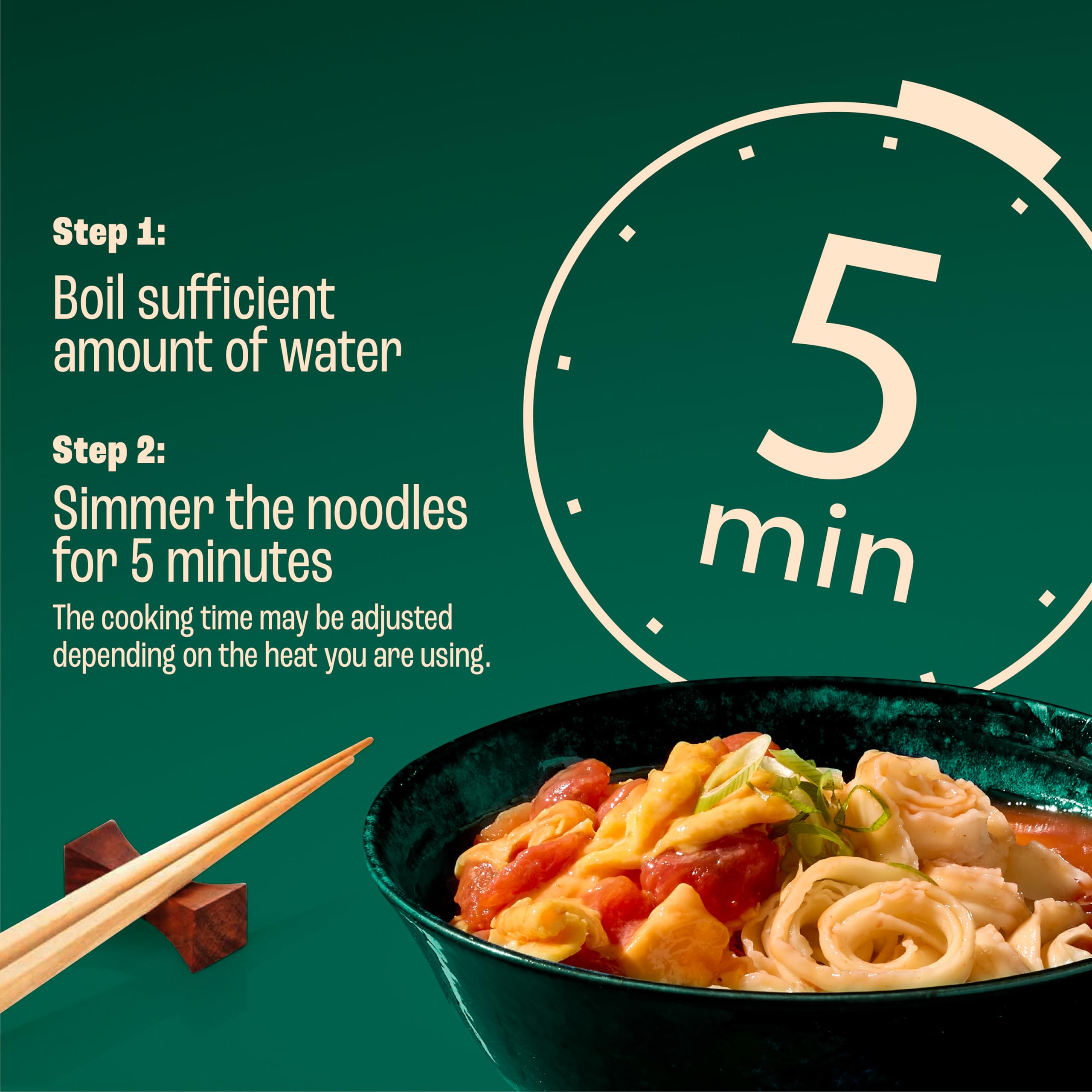 Lee Kum Kee Knife-Cut Noodles - Hearty Chewy Bite | Ready in 5 Mins | 360g Pack 4