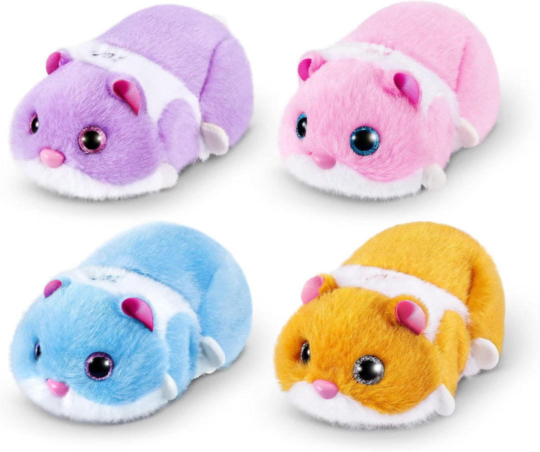 Hamster Mania by ZURU - Interactive Pink Hamster Toy with Real Sounds & Movements