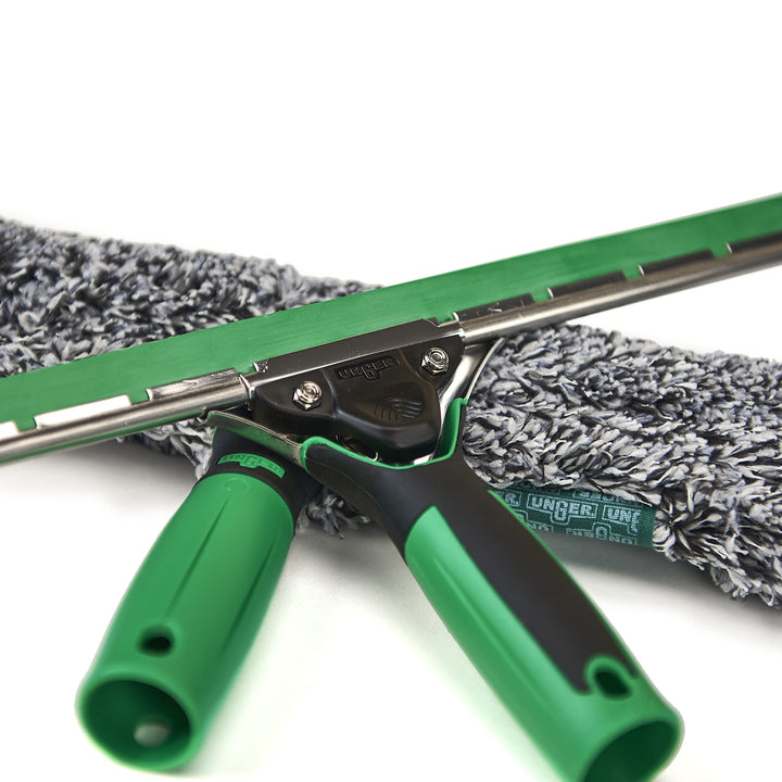 Unger AK013 Window Cleaning Kit 3-in-1 Starter Set with Squeegee, Microfibre Washer & Bucket