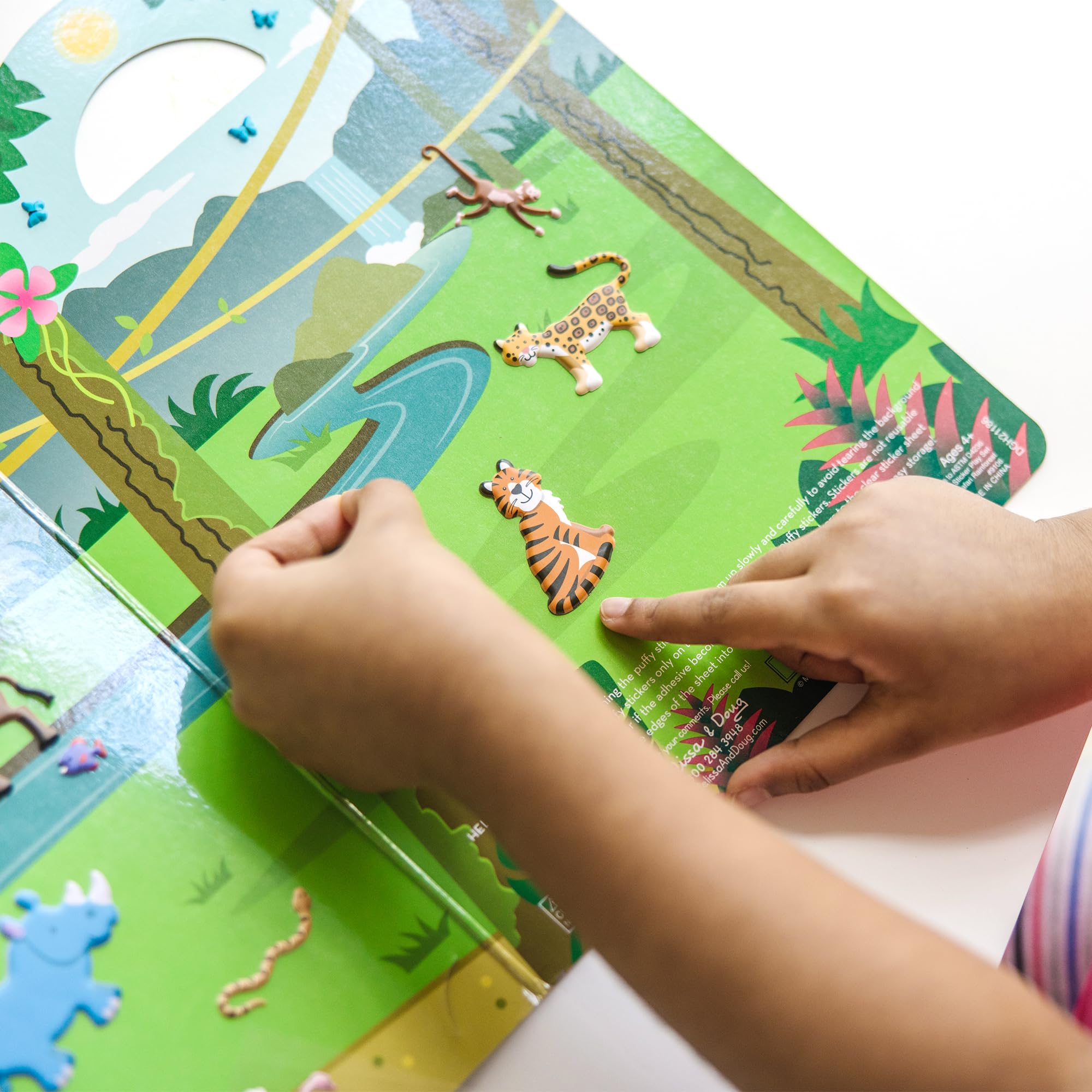 Melissa & Doug Puffy Sticker Play Set: Safari - 42 Reusable Stickers | Ages 4+ | FSC Certified 6
