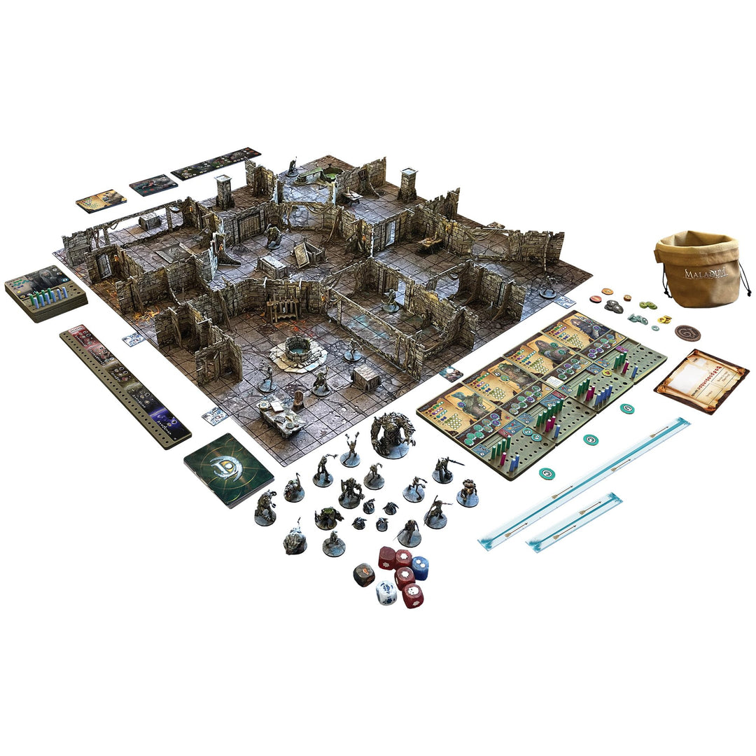 Battle Systems Maladum Dungeons of Enveron Starter Set - Fantasy Miniature Board Game