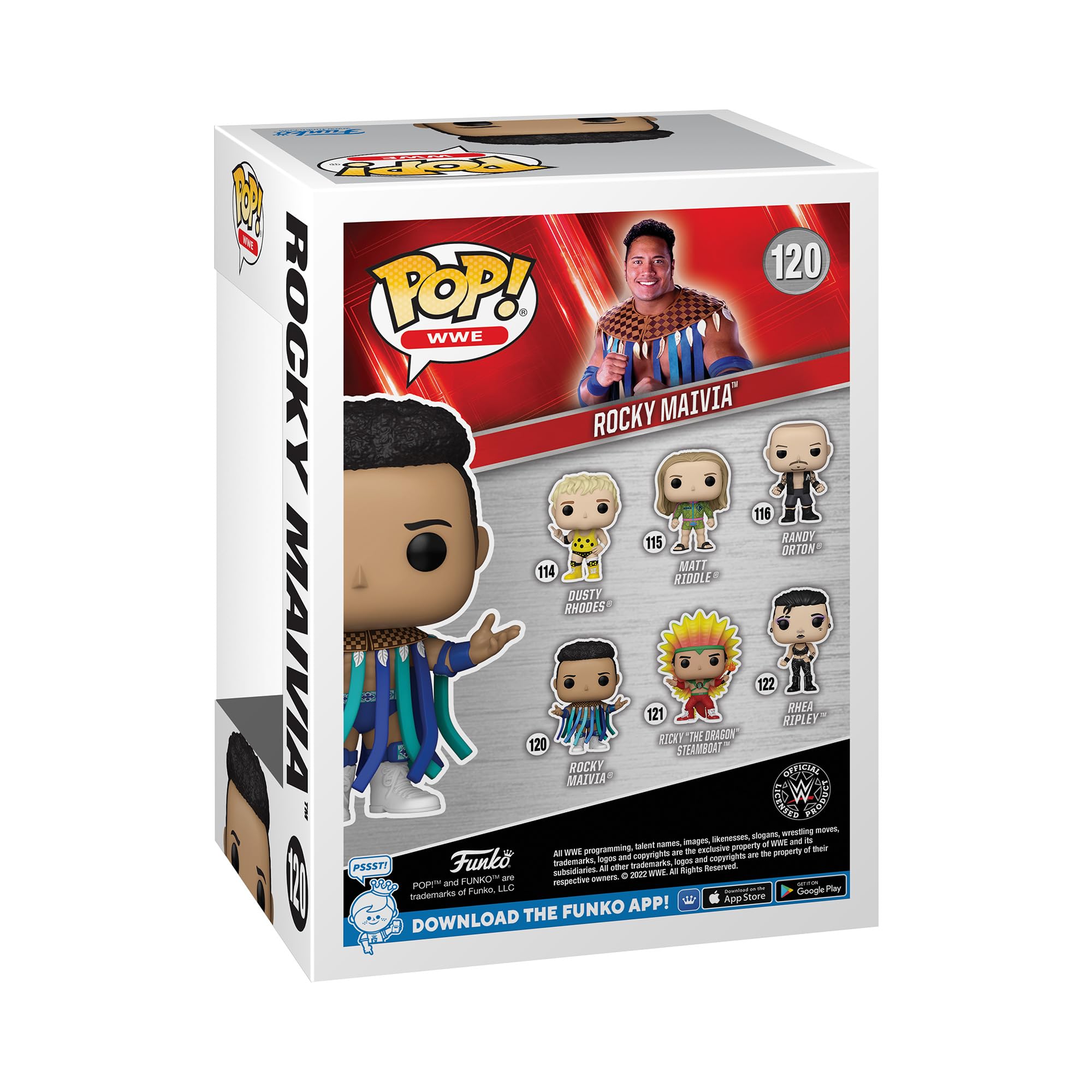 Funko Pop! WWE - Rocky Maivia Vinyl Figure #120 (67401) 4
